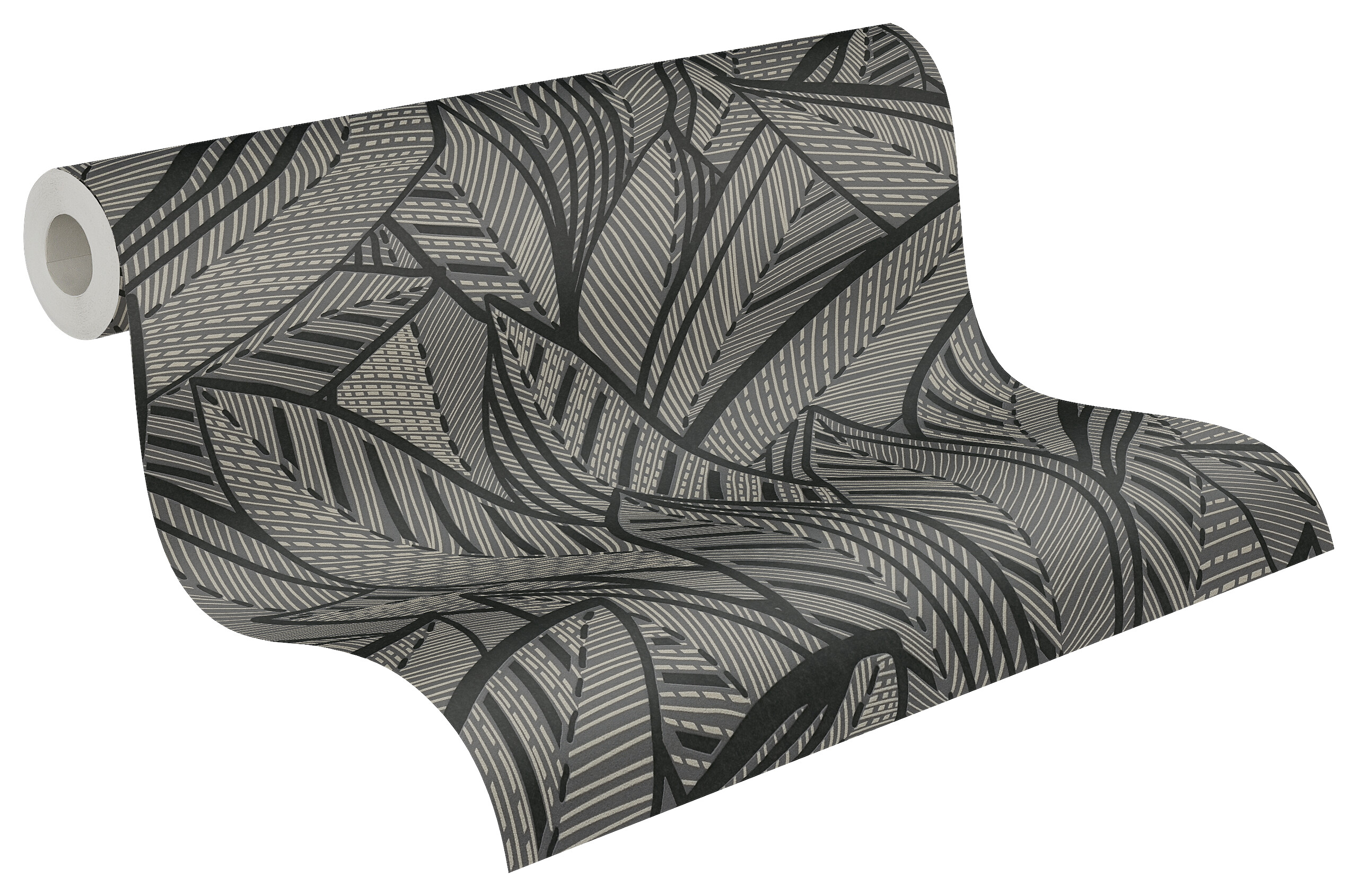 A.S.Creation Vliestapete schwarz B/H/D: ca. 53x1005x9,7 cm