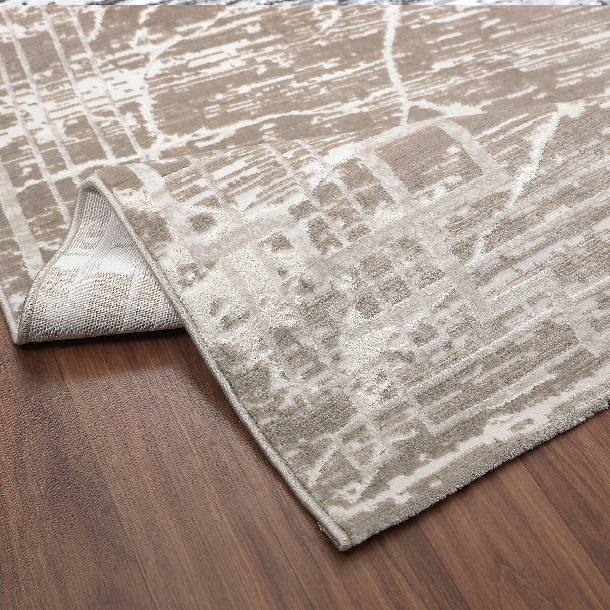 Sanat Teppich Harmony graubraun B/L: ca. 120x160 cm