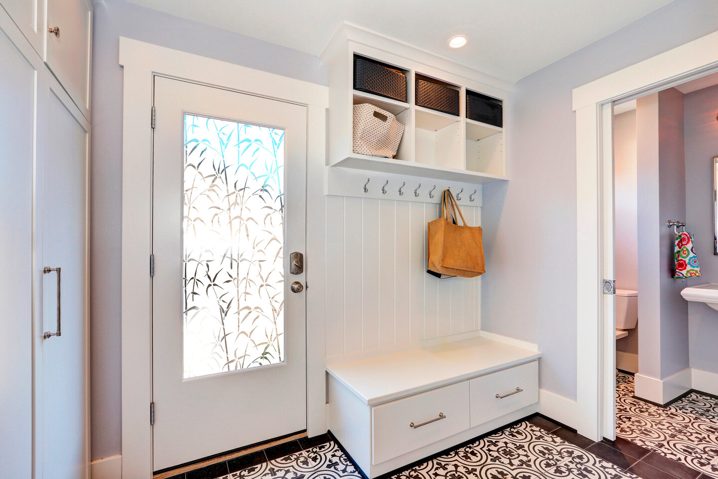 d-c-fix Fensterfolie Bamboo weiß transparent B/L: ca. 45x150 cm