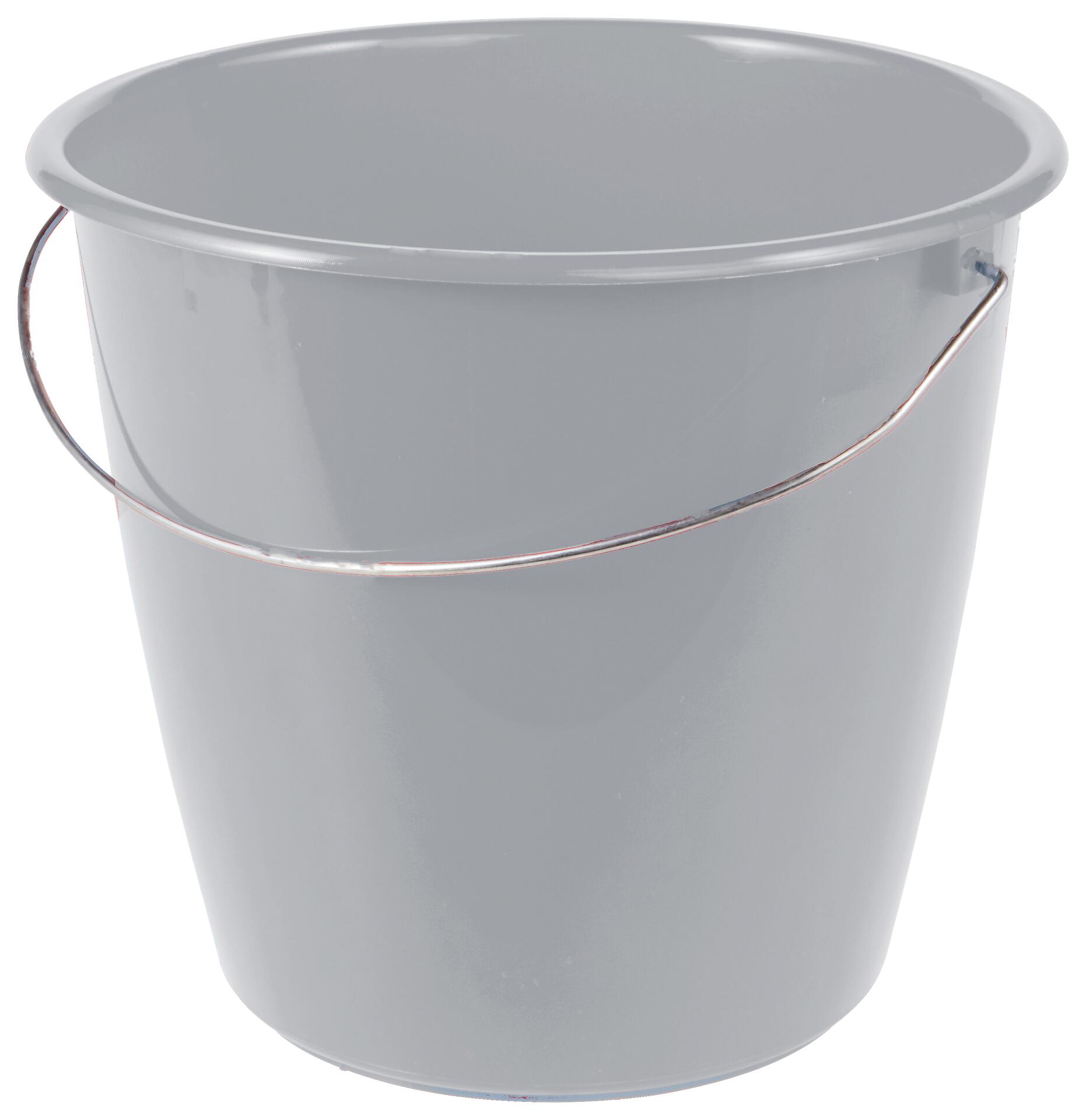 keeeper Eimer grau Kunststoff