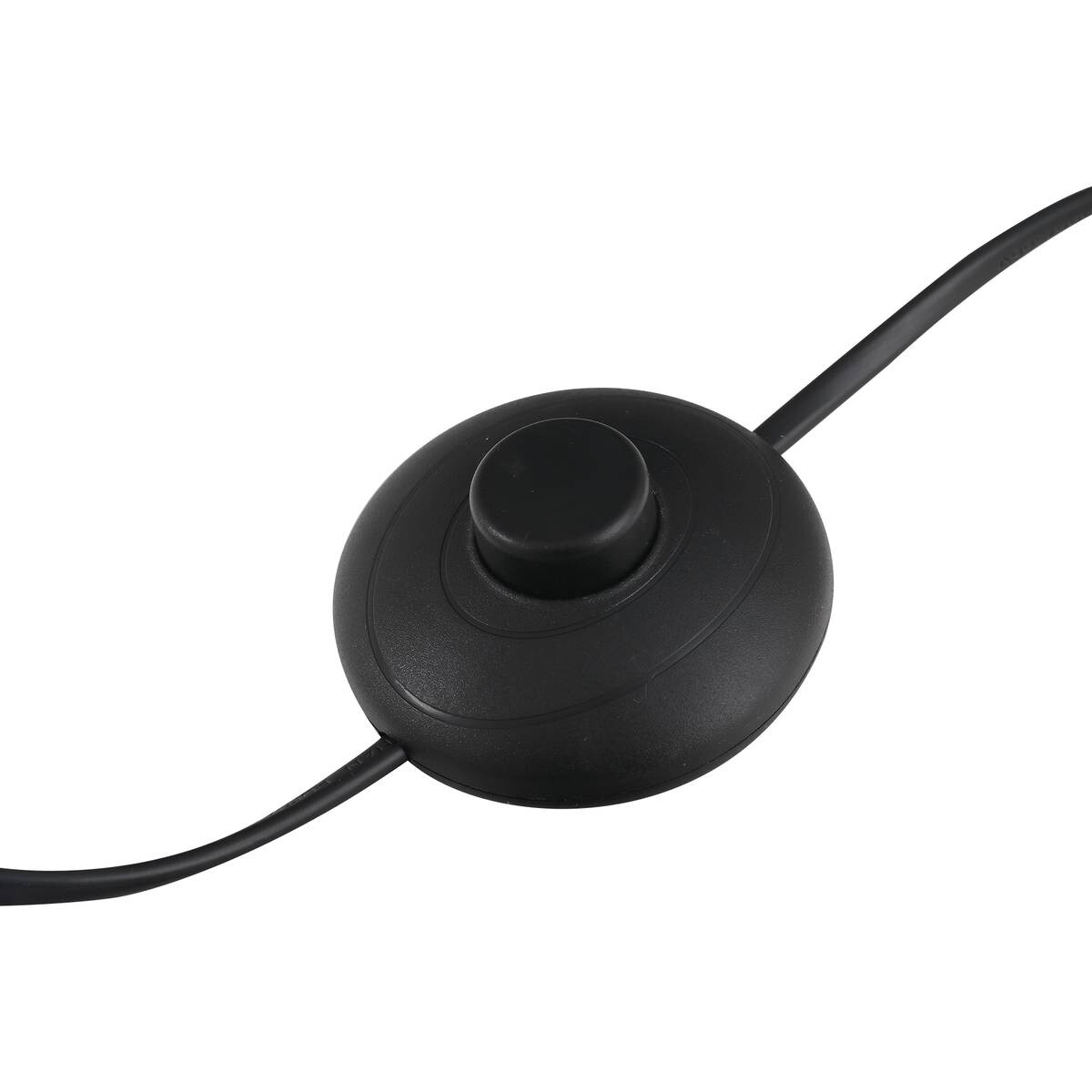 HOMCOM Stehleuchte inkl. 2 Tischleuchten B31-179 schwarz weiß Metall Polyester-Mischgewebe Stoff B/H/L: ca. 38x158x38 cm E27 3 Brennstellen