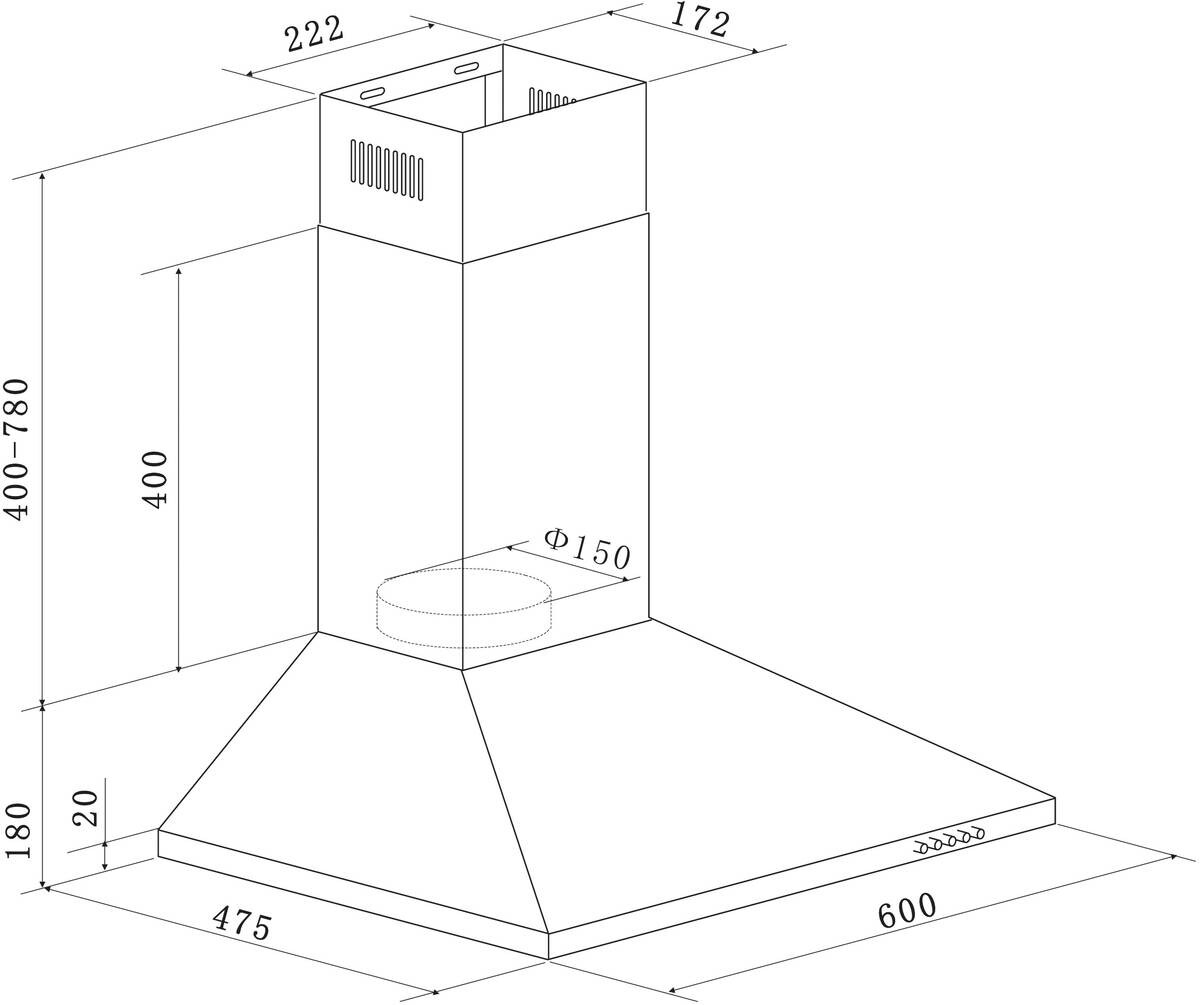 Respekta Küchenblock Economy weiß matt B/H/T: ca. 280x200x60 cm