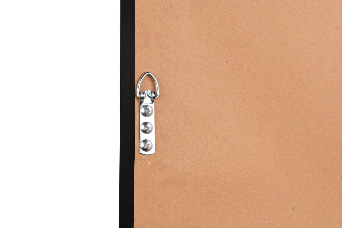 Rahmenspiegel Mara schwarz gold B/H: ca. 70x170 cm