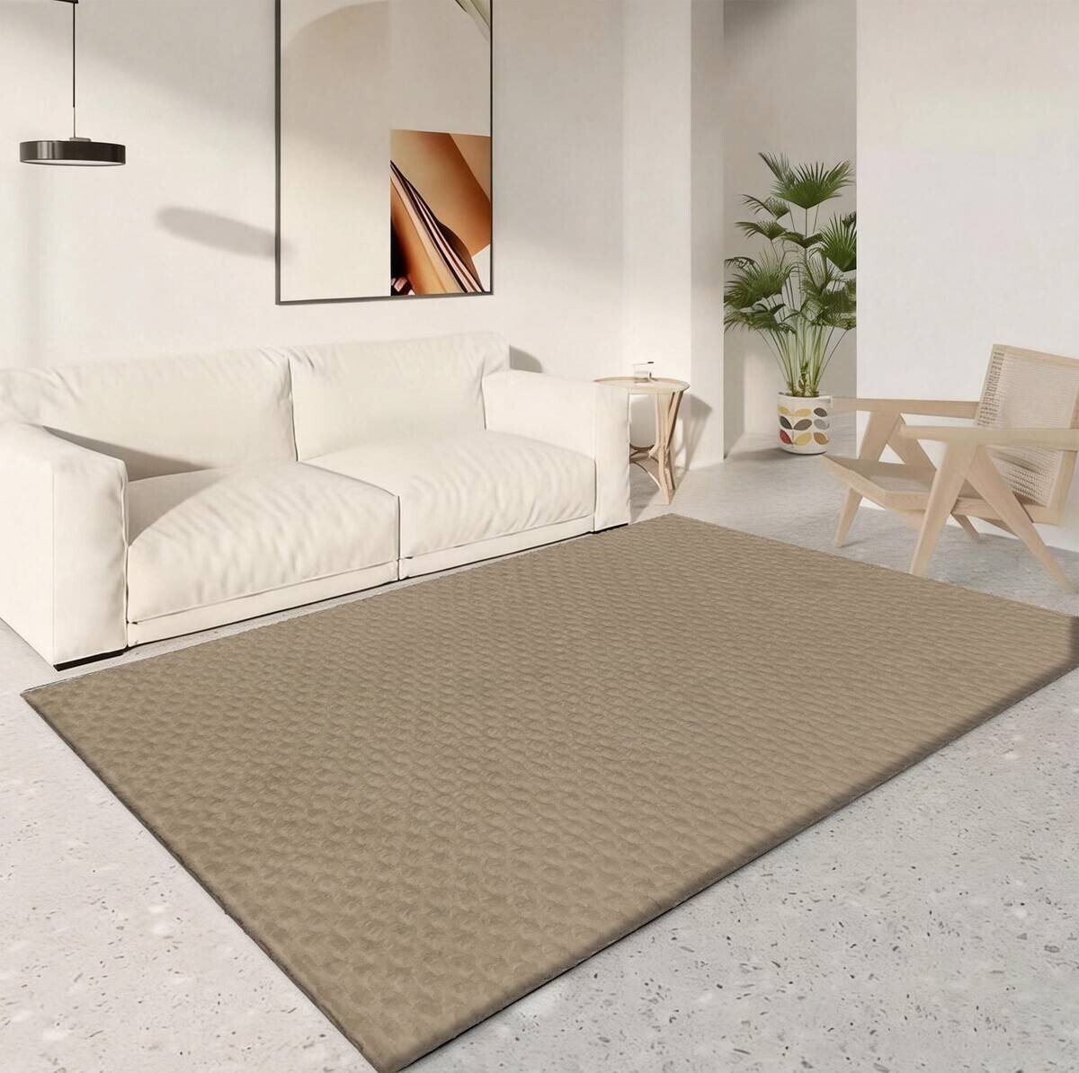 Fellimitat Flush macchiato B/L: ca. 160x230 cm