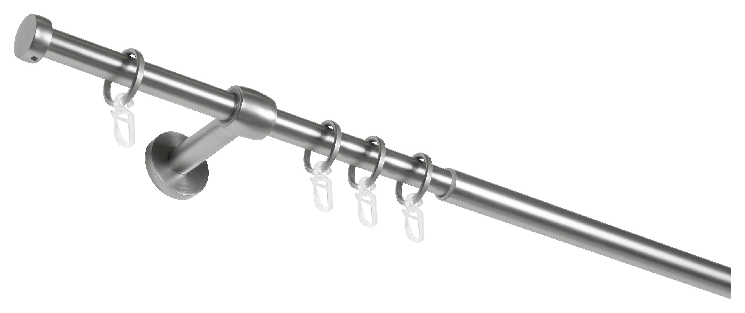 ondeco Stilgarnituren cap-noble Edelstahloptik Metall ausziehbar von ca. 160 bis 280 cm 1.0 Läufe