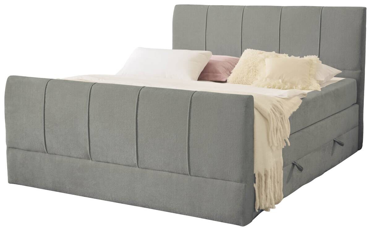 Boxspringbett Harmony grau Liegefläche B/L: ca. 180x200 cm