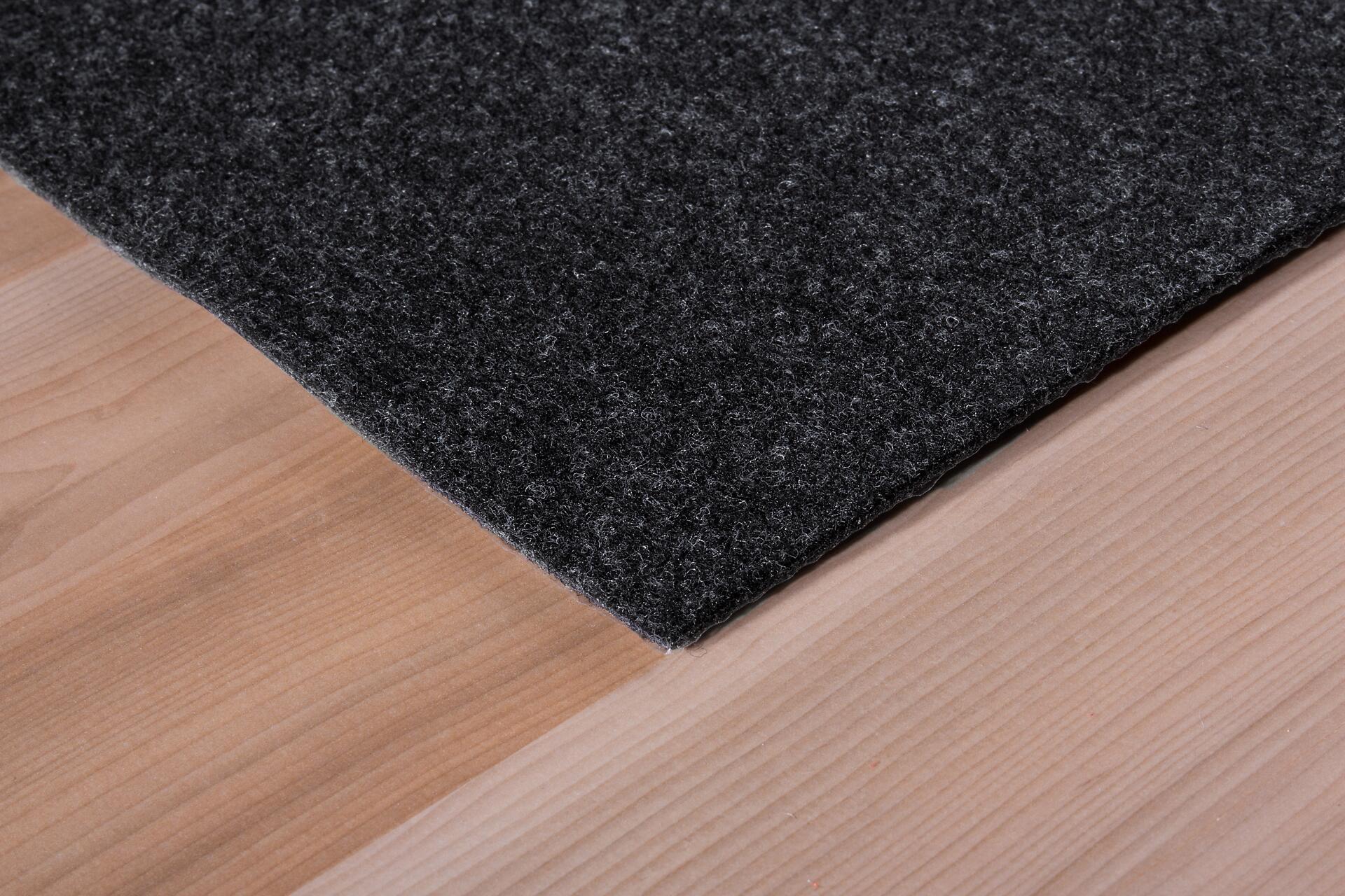 Teppichfliese Filz anthrazit B/L: ca. 40x40 cm pro Stück