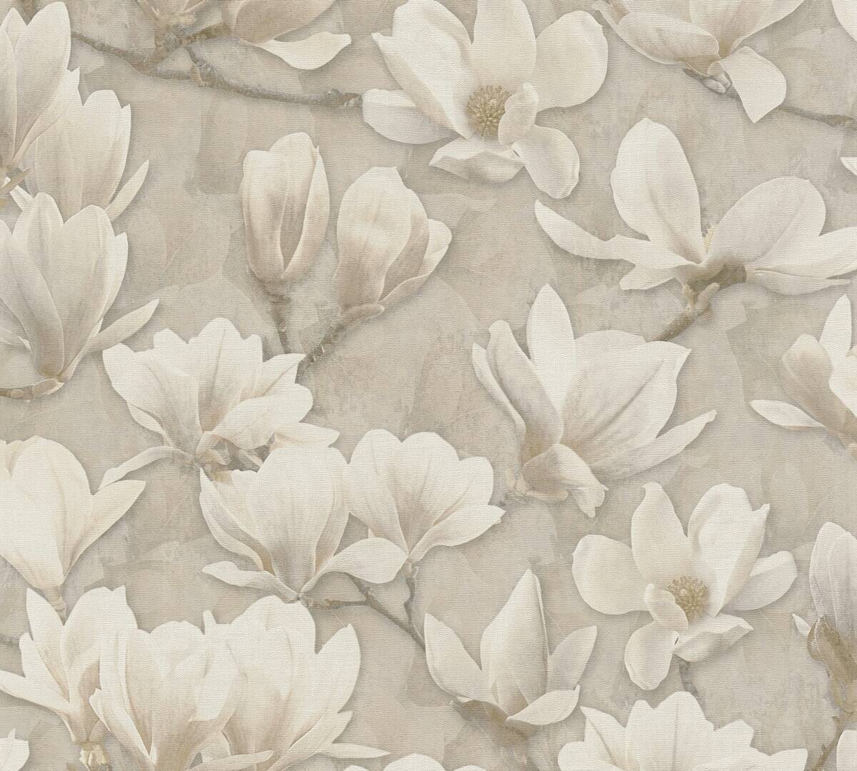 A.S.Creation Vliestapete weiß creme B/H/D: ca. 53x1005x8 cm