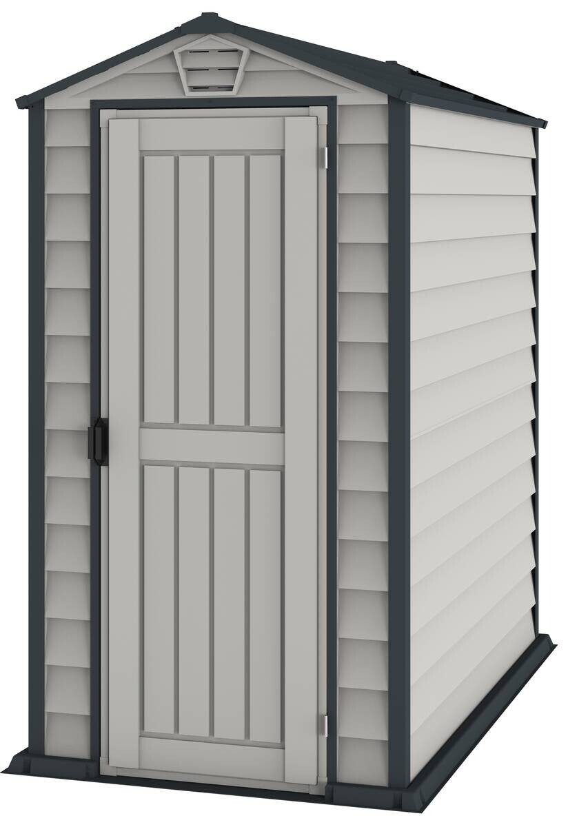 VCM Gerätehaus grau B/H/L: ca. 104x192x180 cm