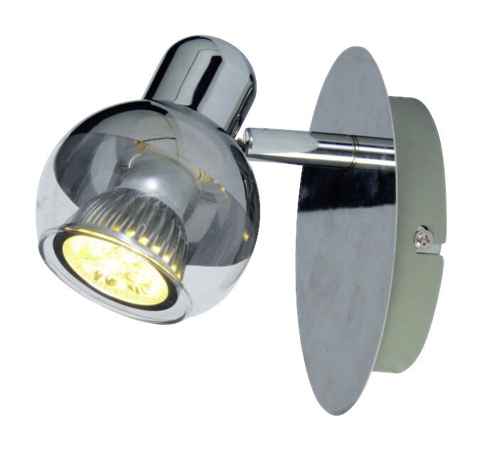 Näve Leuchten LED-Wand- Deckenleuchten NV1117442 Chrom Metall B/H/T: ca. 14x14x14 cm 1 Brennstellen