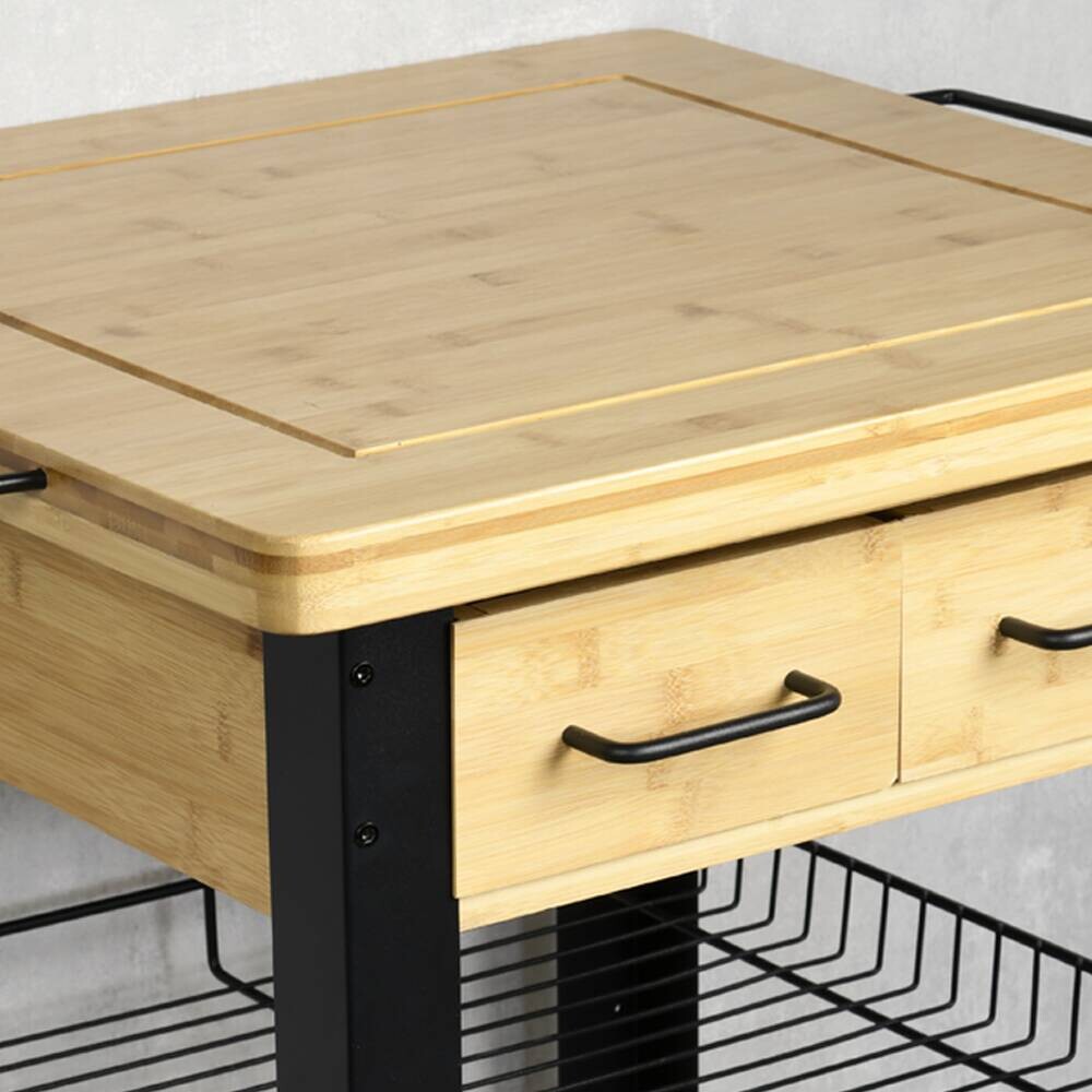 Kesper Küchenwagen natur Eiche B/H/T: ca. 71x88x60 cm