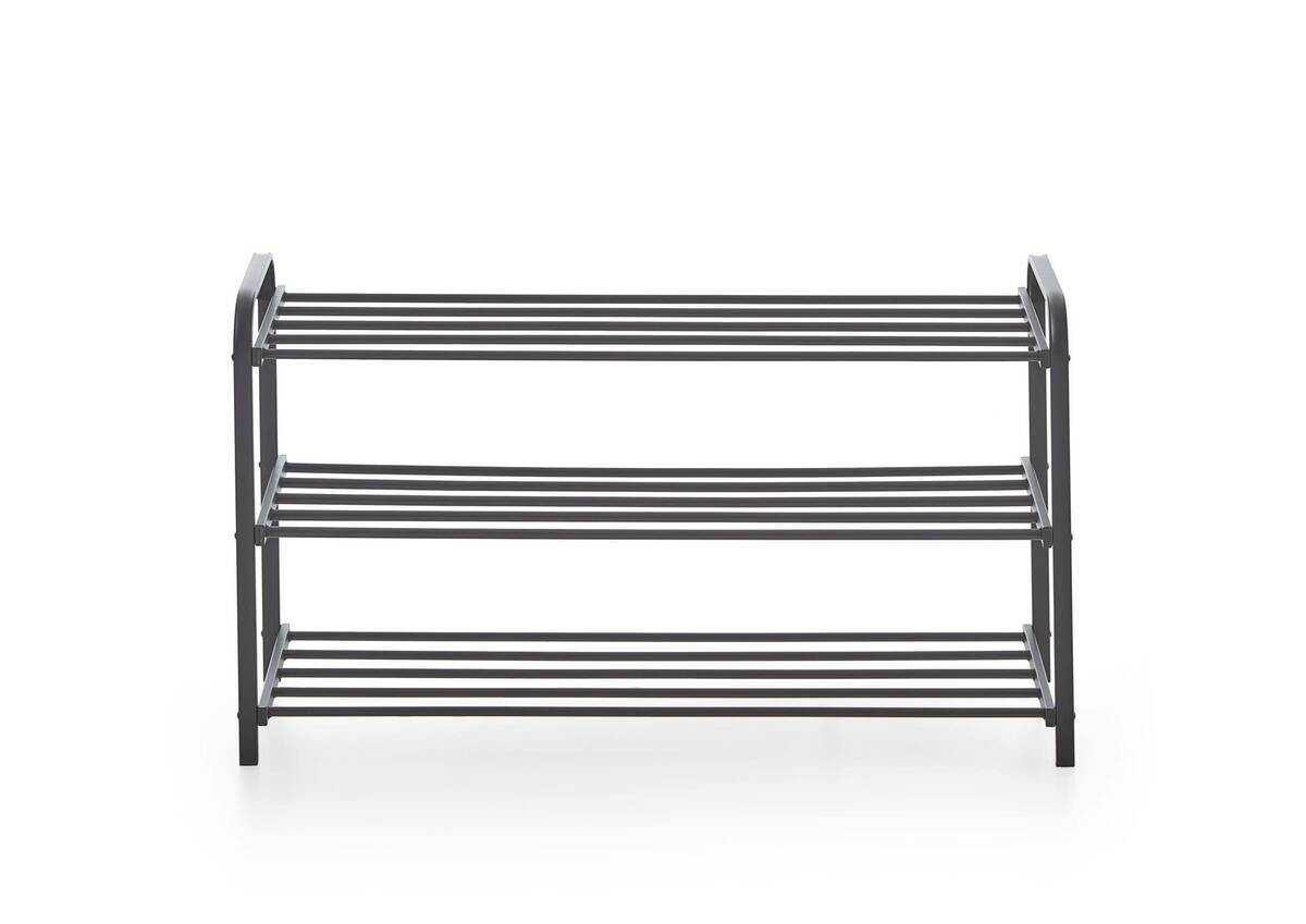 Schuhregal schwarz B/H/T: ca. 89x49x29 cm