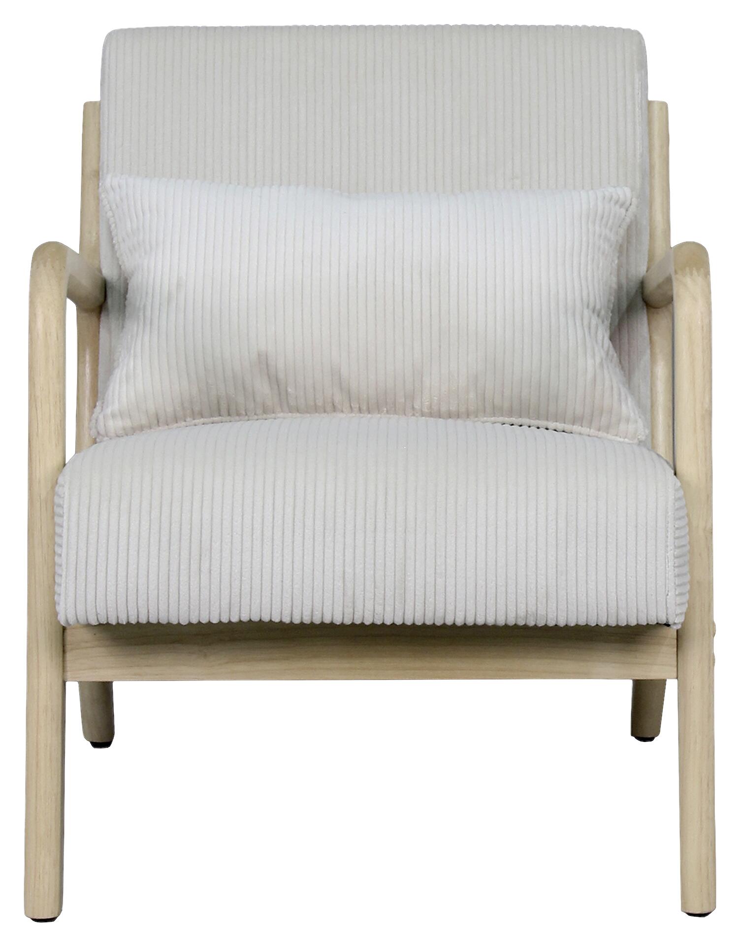 Sessel NOHR natur weiß B/H/T: ca. 65,2x80,6x76 cm