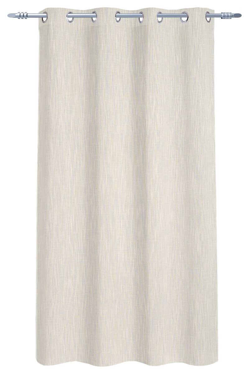 Ösenvorhang Savina champagner B/L: ca. 140x175 cm