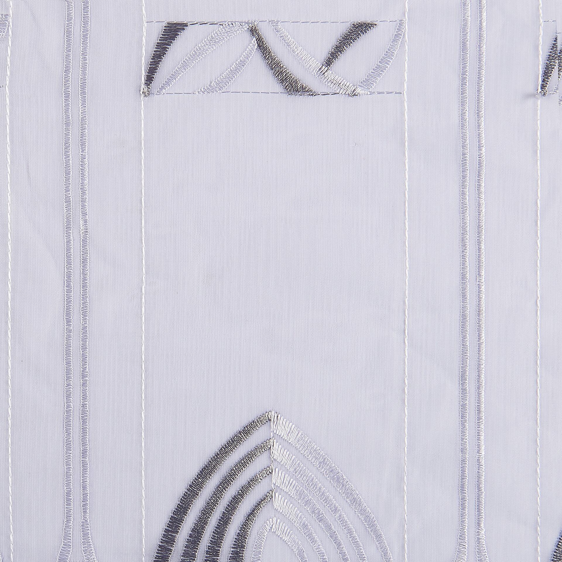 Scheibengardinen-Meterware Olga grau H: ca. 60 cm