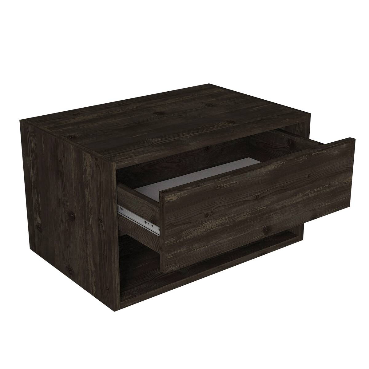 Nachtkonsole Sone dunkelgrau B/H/T: ca. 60x35x40 cm