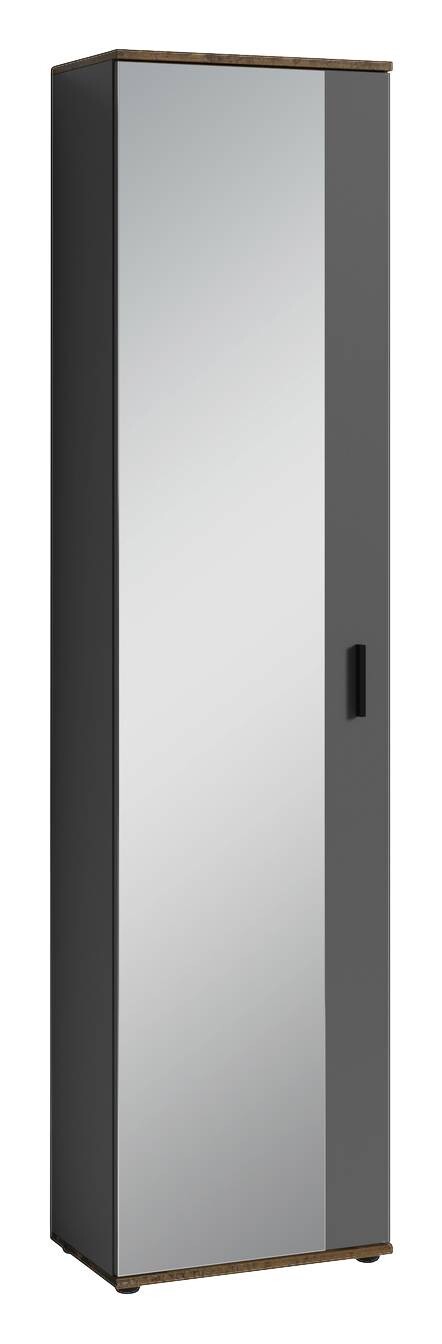 Hochschrank JAKOB schwarz schwarz B/H/T: ca. 49x196x30 cm