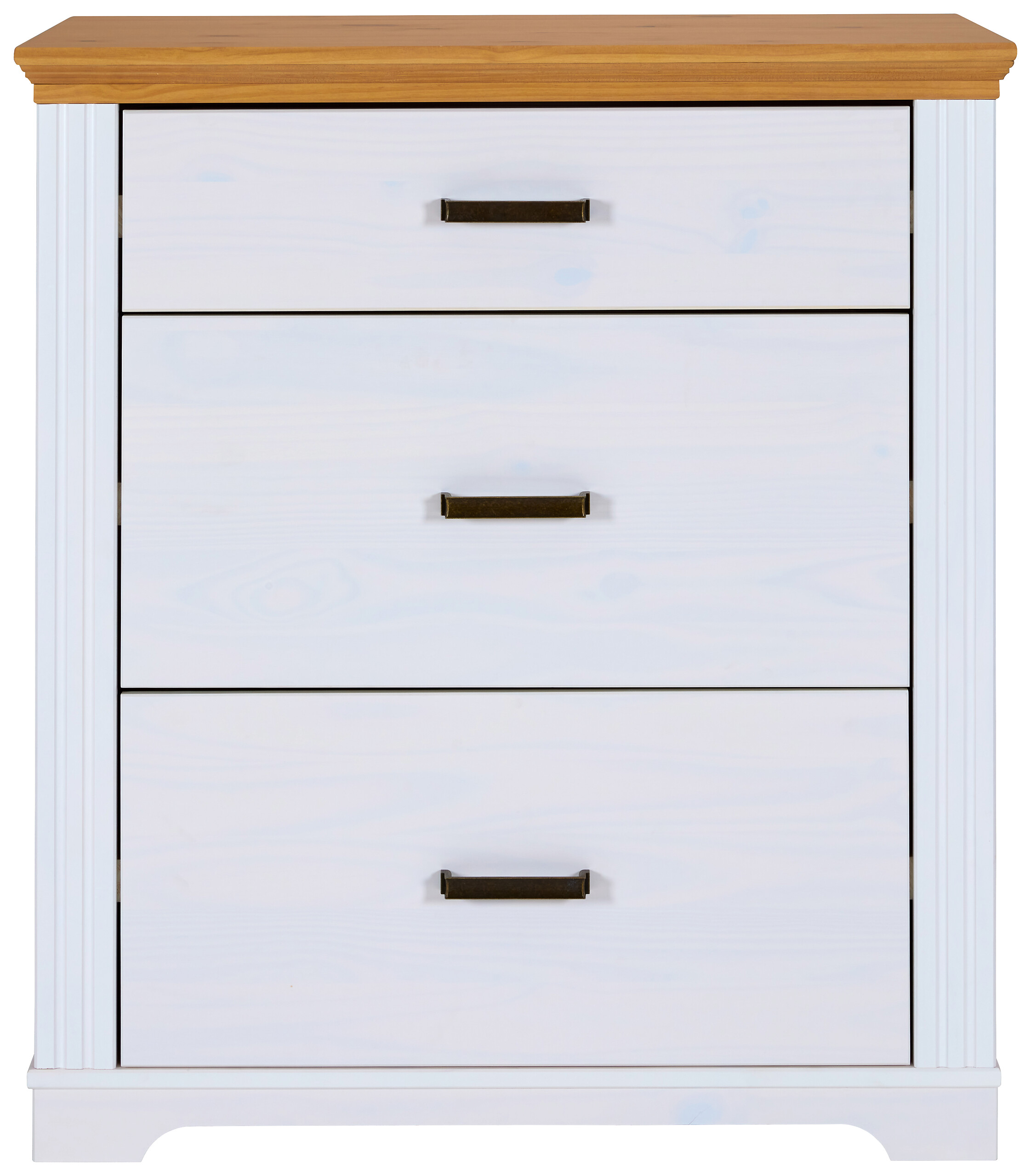 Kommode Maluno weiß lackiert B/H/L: ca. 48,3x104x93 cm