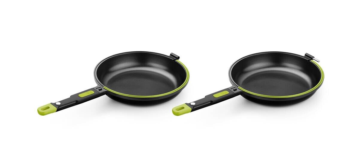 BRA Pfannenset Foodie schwarz Aluminium 2 tlg.