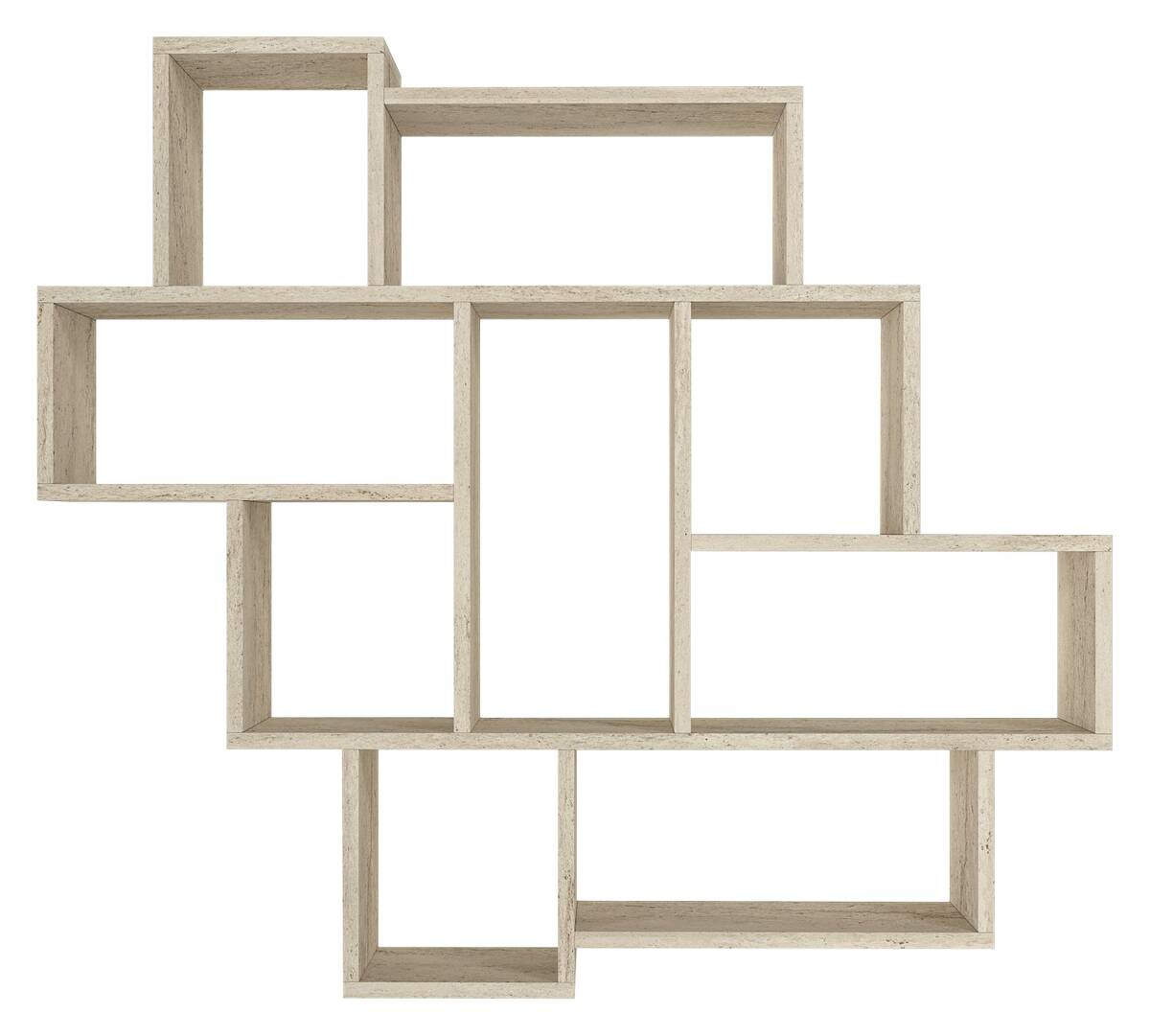 Wandregal Parola beige B/H/T: ca. 115x103x15 cm