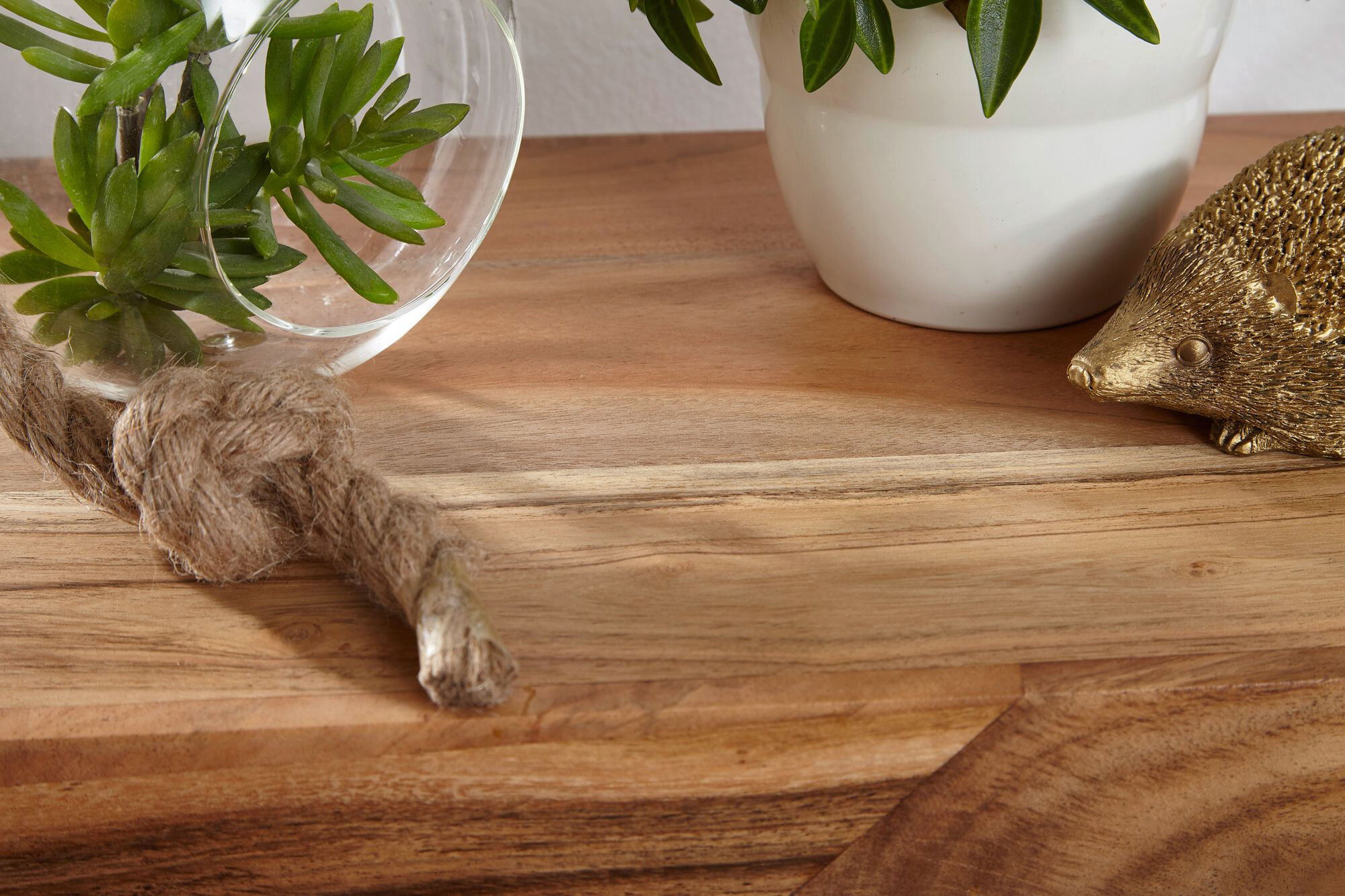 Beistelltisch natur Akazie B/H/T: ca. 45x60x30 cm