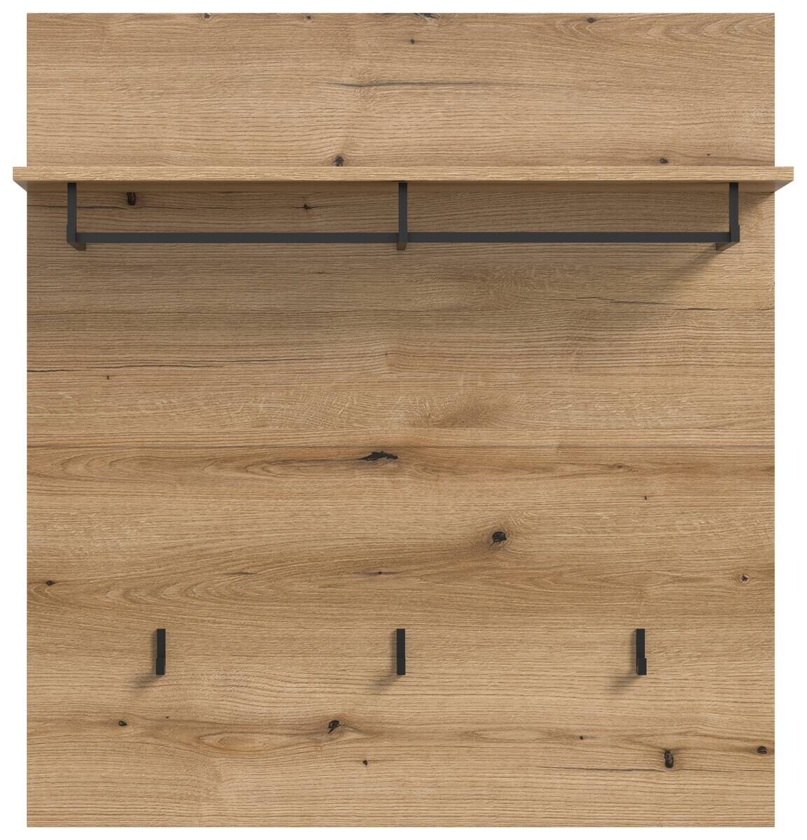 Garderobenpaneel SCOUT Evoke Oak Nachbildung B/H/T: ca. 90x98x27 cm