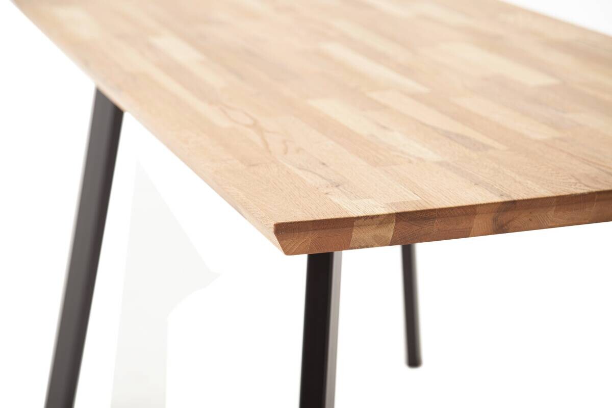 Esstisch Zeballos natur schwarz B/T: ca. 140x75 cm Esstisch Zeballos natur schwarz B/T: ca. 140x75 cm