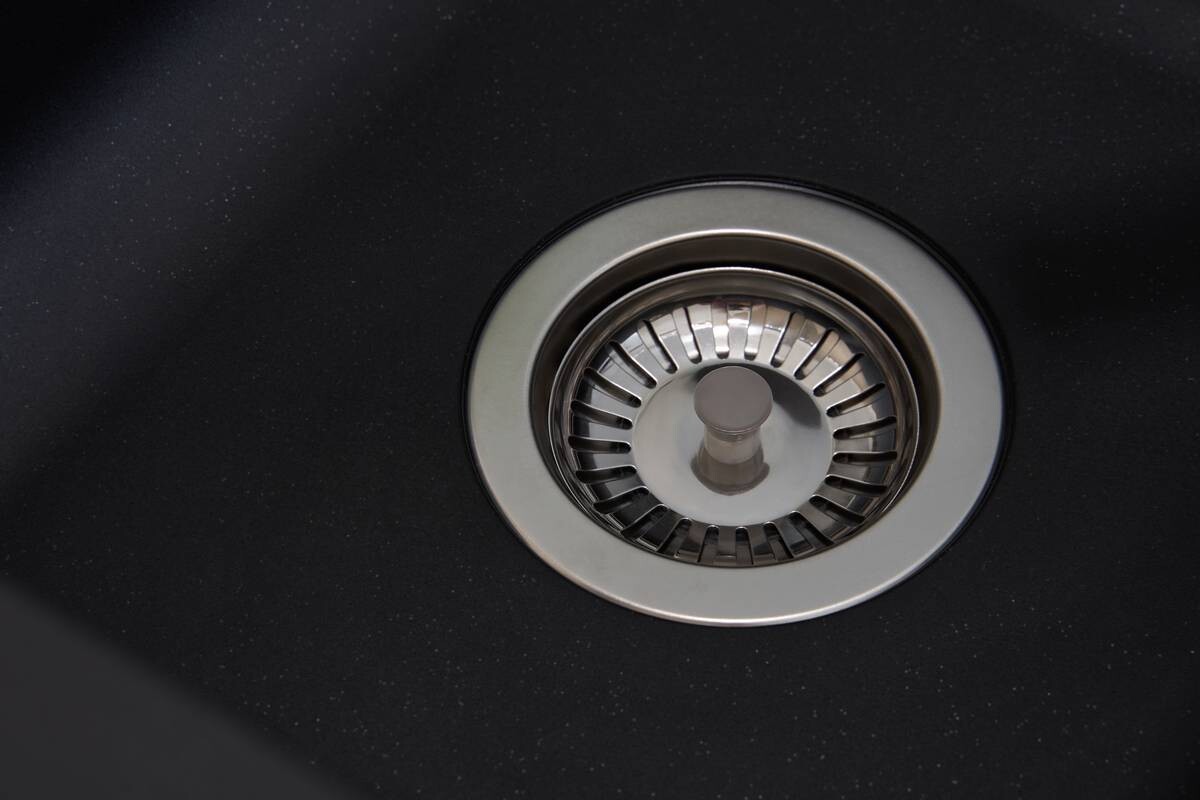 Respekta Einbauspüle Denver 1,5 100 x 50 S schwarz Mineralite B/H/T: ca. 100x20x50 cm