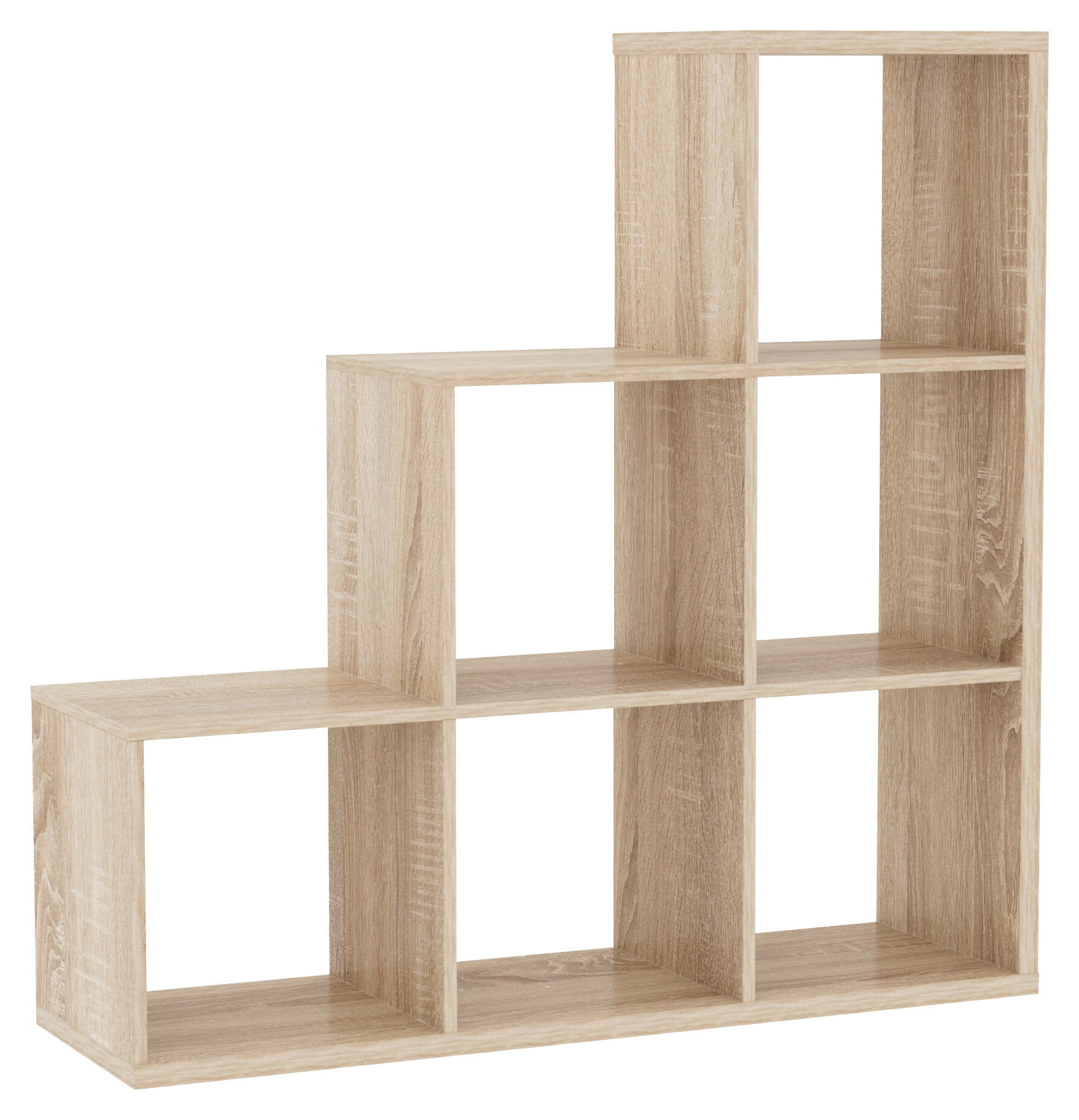 Stufenregal Max Step Eiche Sonoma Nachbildung B/H/T: ca. 106x107x33 cm