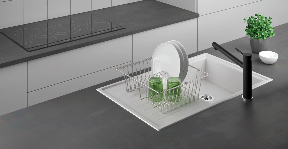 Metaltex Haushaltshelfer weiß Stahl B/H/L: ca. 33,5x36,5x12 cm