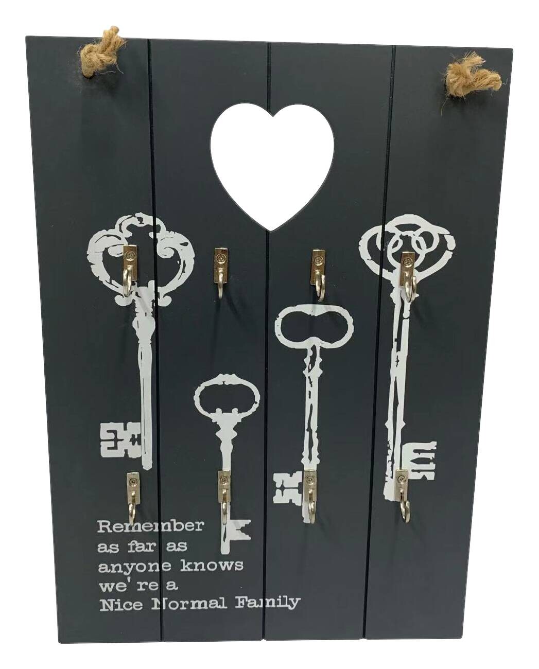 Schlüsselboard Key2 grau dunkel B/H/T: ca. 24x34x3 cm