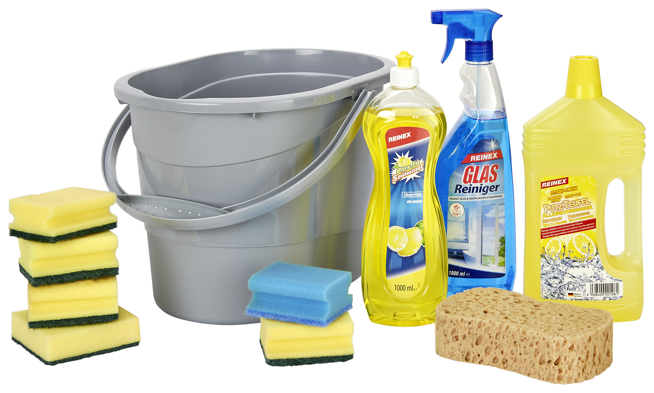 Putzeimer mit Inhalt