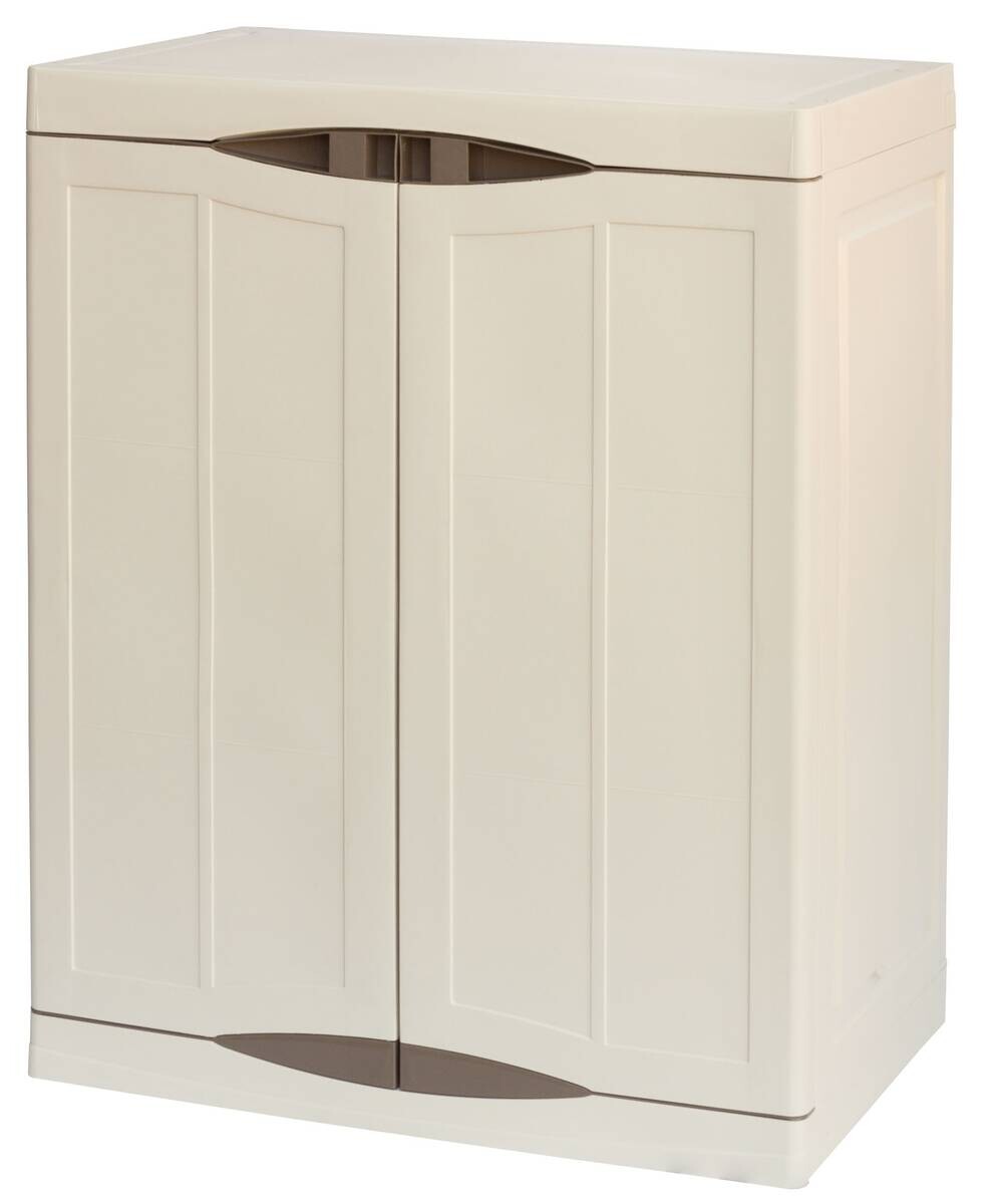 Artplast Kunststoffschrank Evolution beige Polyrattan B/H/L: ca. 47x97x70 cm