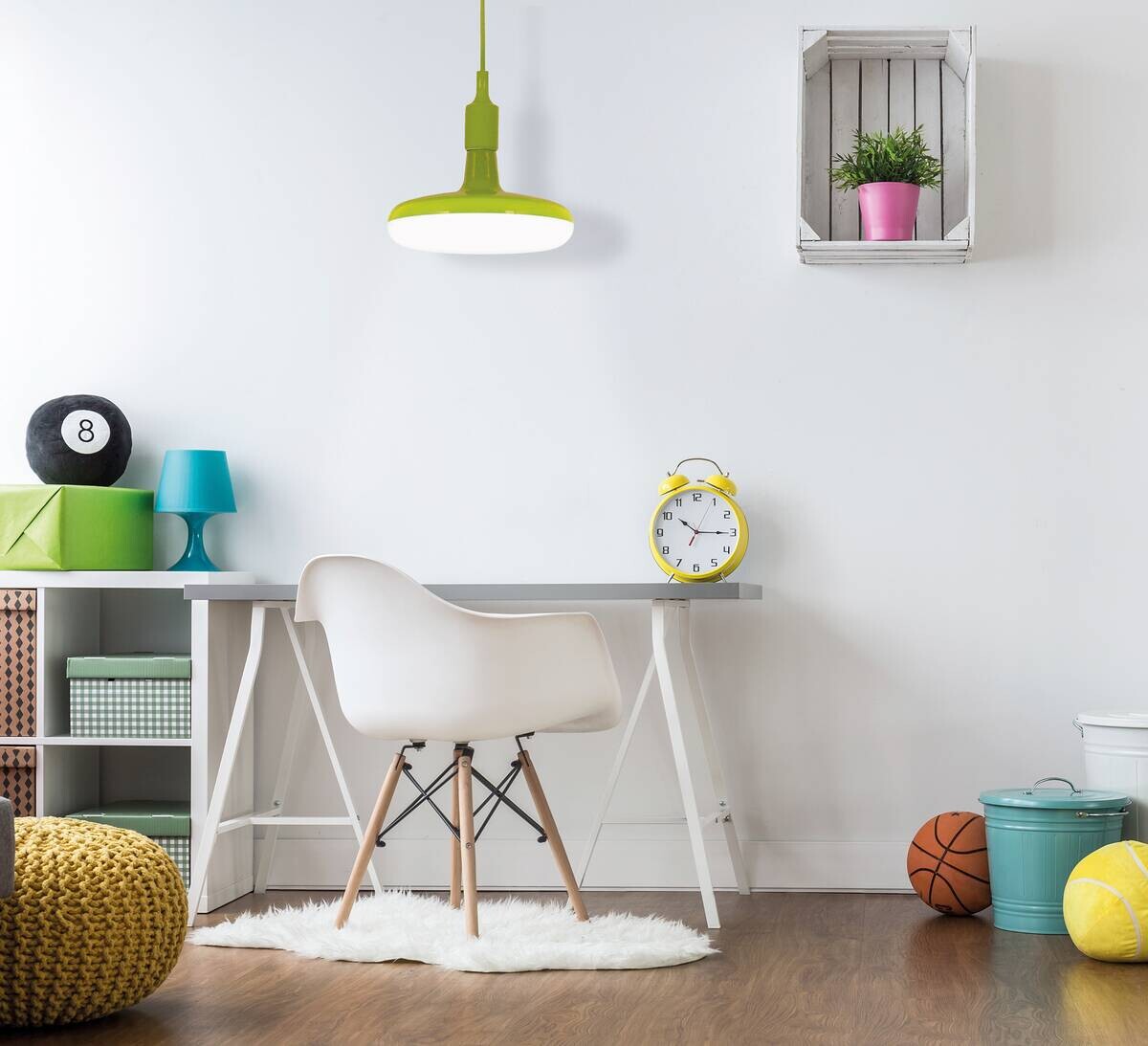 Näve Leuchten Pendelleuchte 6096917 Ufo grün Kunststoff Textil B/H/T: ca. 22x120x22 cm E27 1 Brennstellen