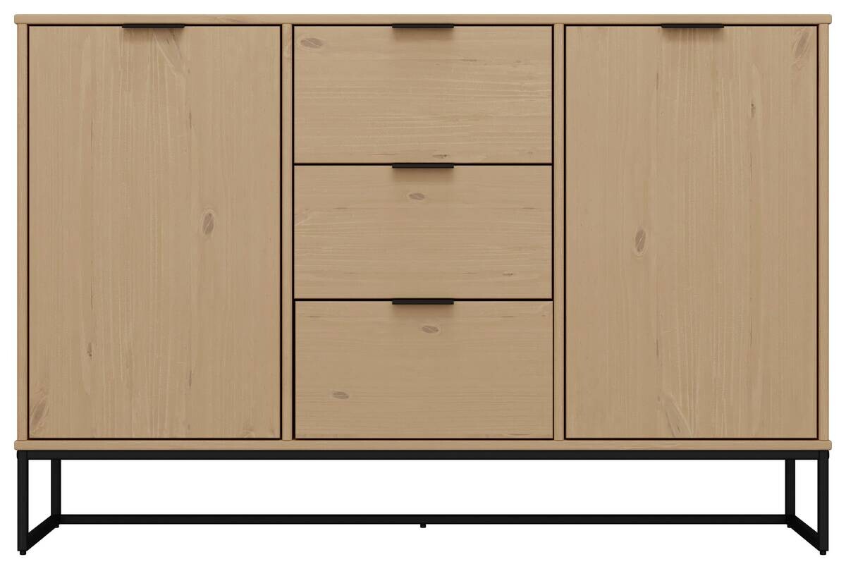 Kommode Vivo 2T3S Oak lackiert B/H/L: ca. 45,3x80x150 cm