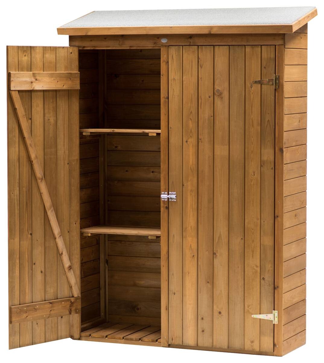 AXI Gartenschrank Olivier braun Holz B/H/T: ca. 122x180x40 cm