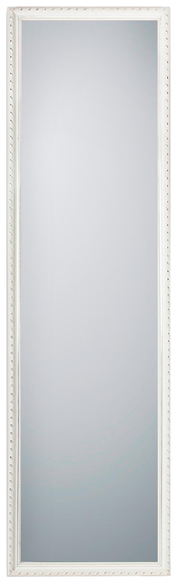 Rahmenspiegel Loreley weiß B/H: ca. 35x125 cm