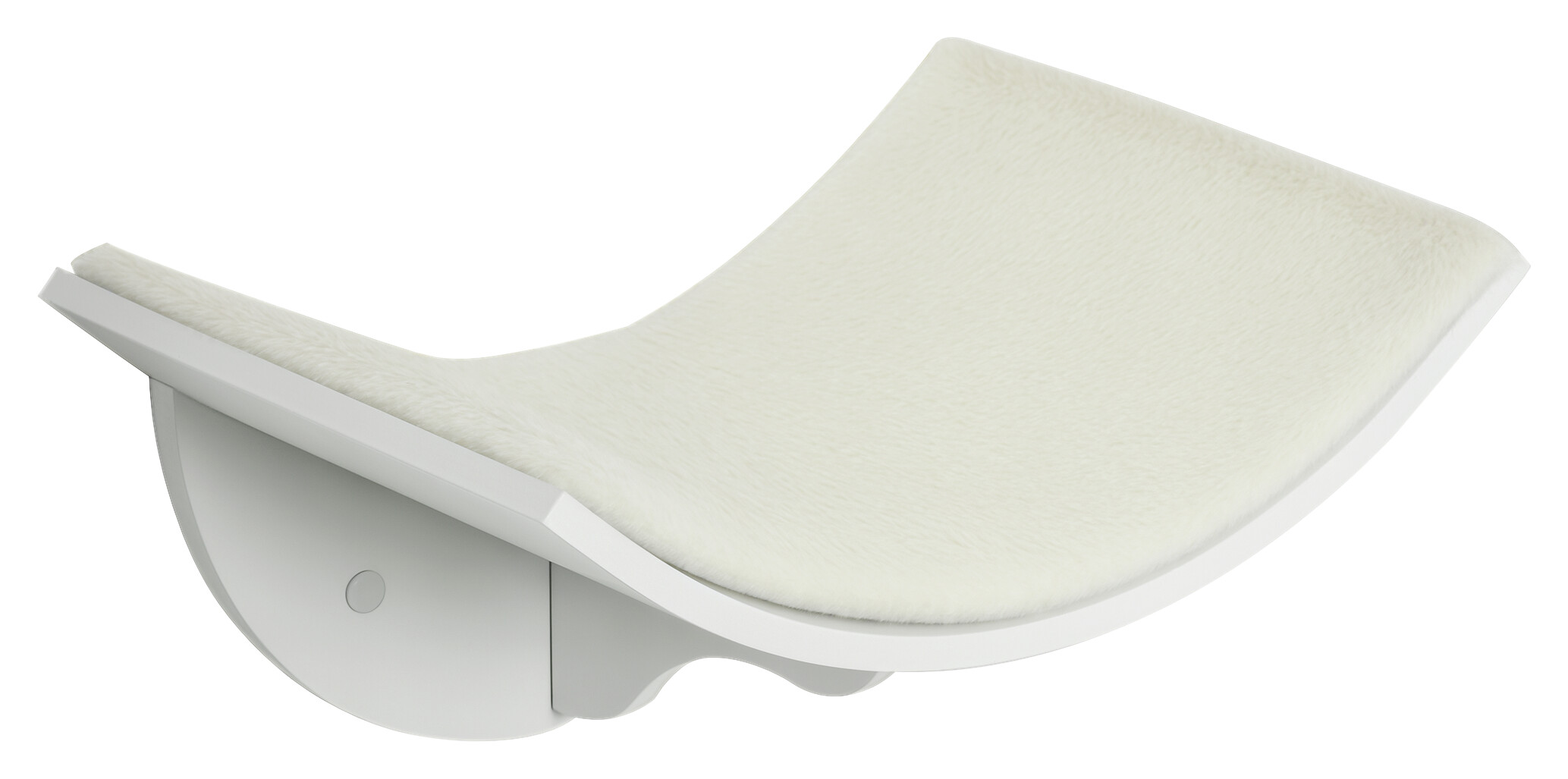 PawHut Wand-Katzenbett weiß MDF B/H/L: ca. 28x21x41 cm