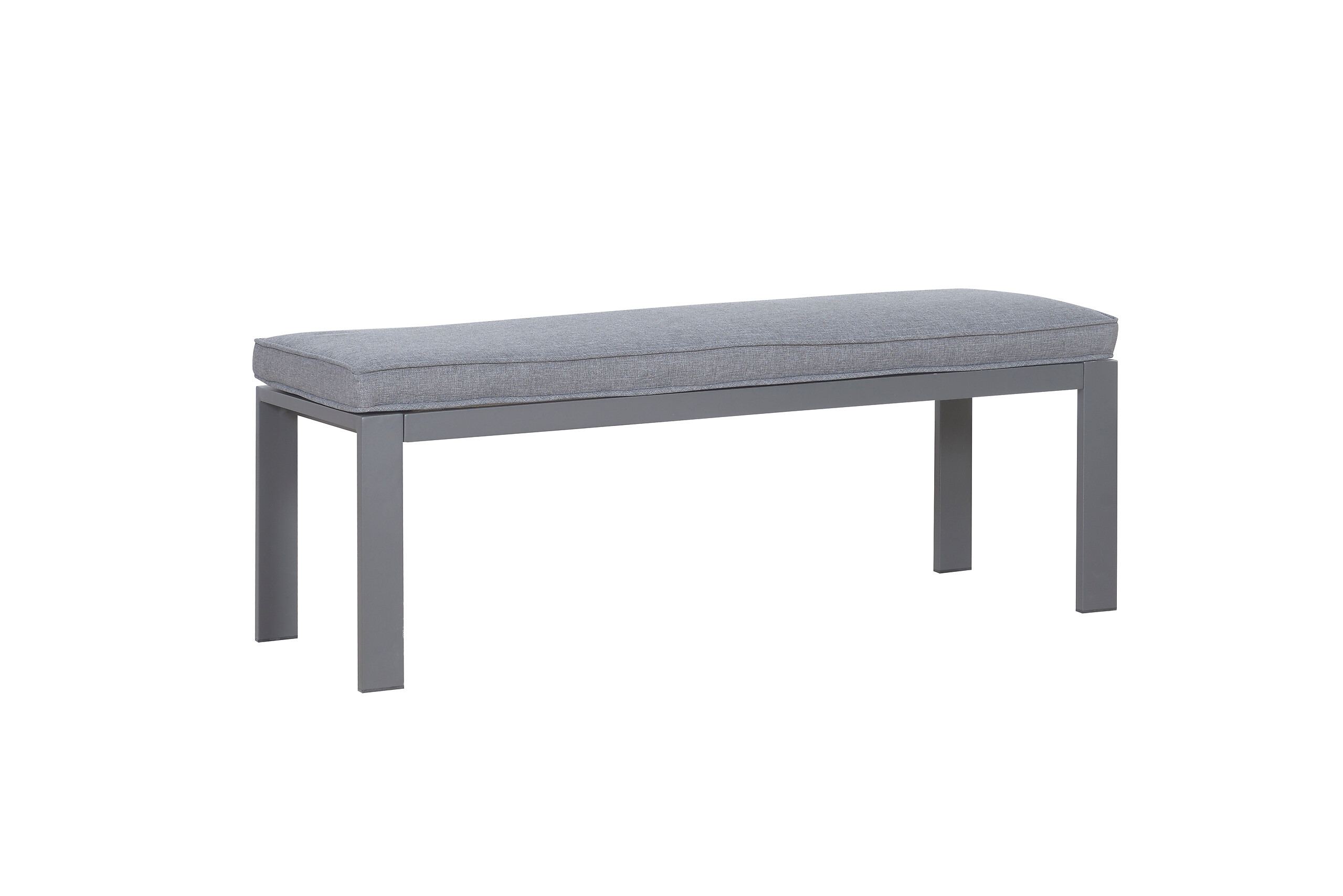 Loungeset Rhodos grau Aluminium