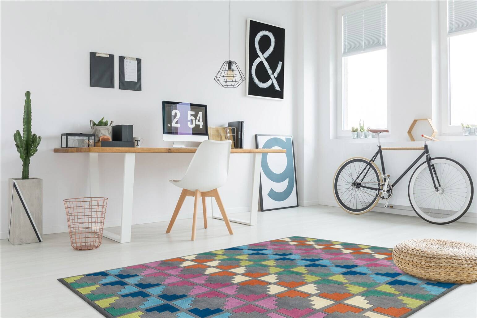 Arte Espina Kurzflorteppich Cristal 8019 mehrfarbig B/L: ca. 120x180 cm