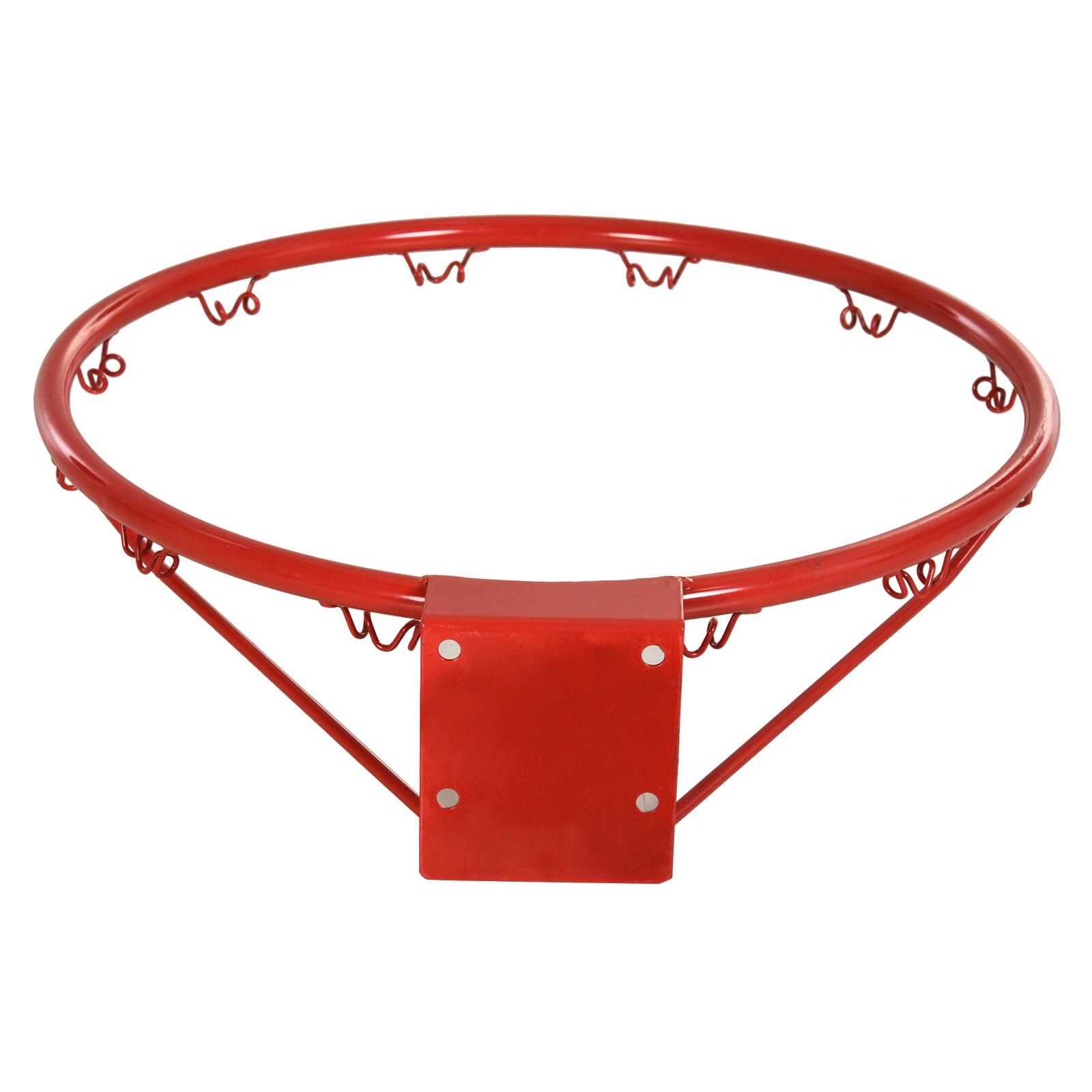 HOMCOM Basketballkorb rot H/D: ca. 46x46 cm