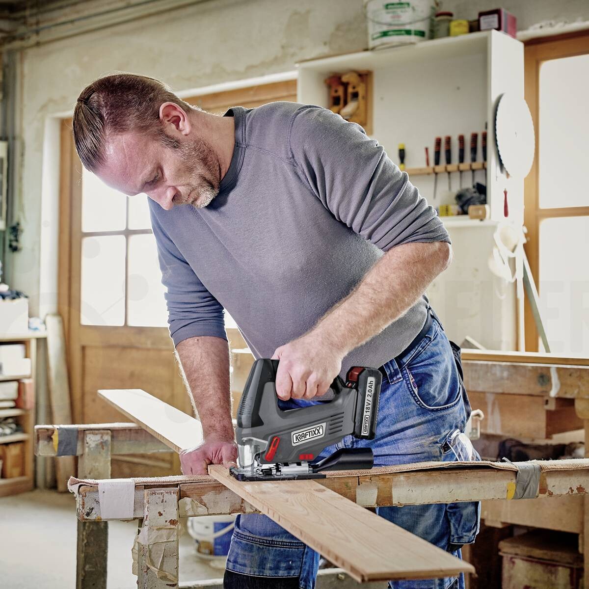 Kraftixx Akku-Stichsäge KX-SS 18 Li Solo