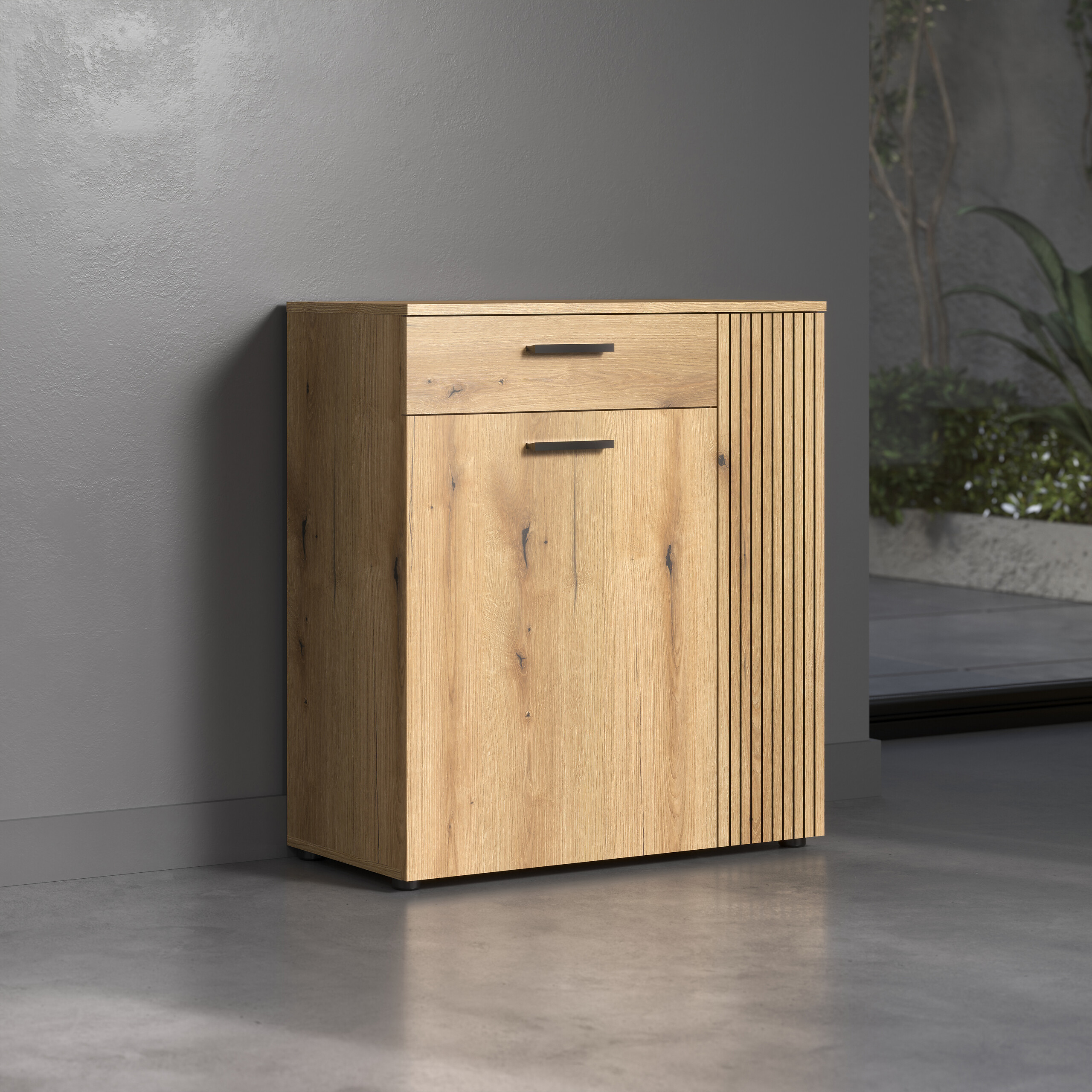 Schuhkommode Pure Bliss Eiche Evoke Oak Nachbildung B/H/T: ca. 80x89x36 cm