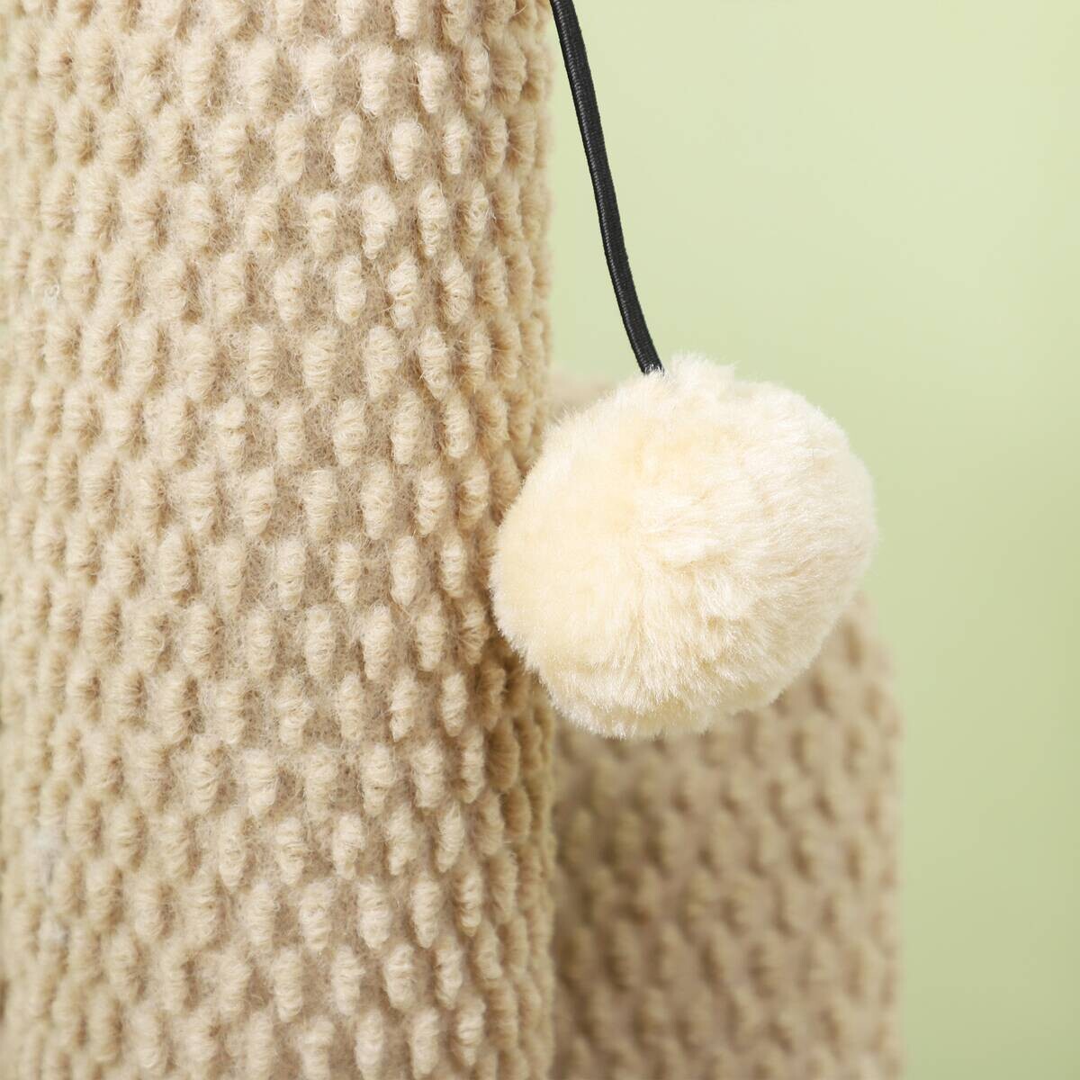 PawHut Kratzstamm braun Polyester B/H/L: ca. 33x54x33 cm