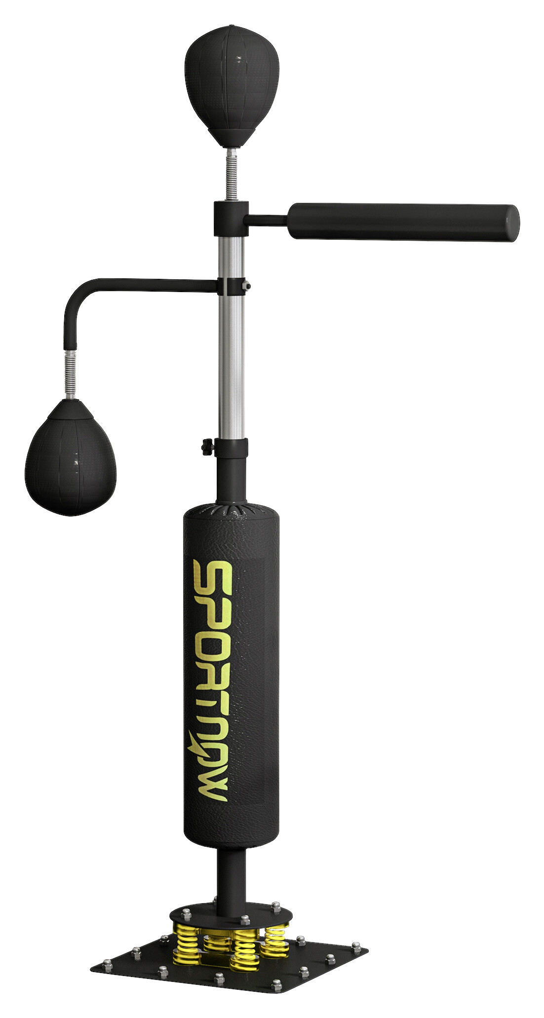 SPORTNOW Boxsack schwarz Kunstleder B/H/L: ca. 36x205x107 cm