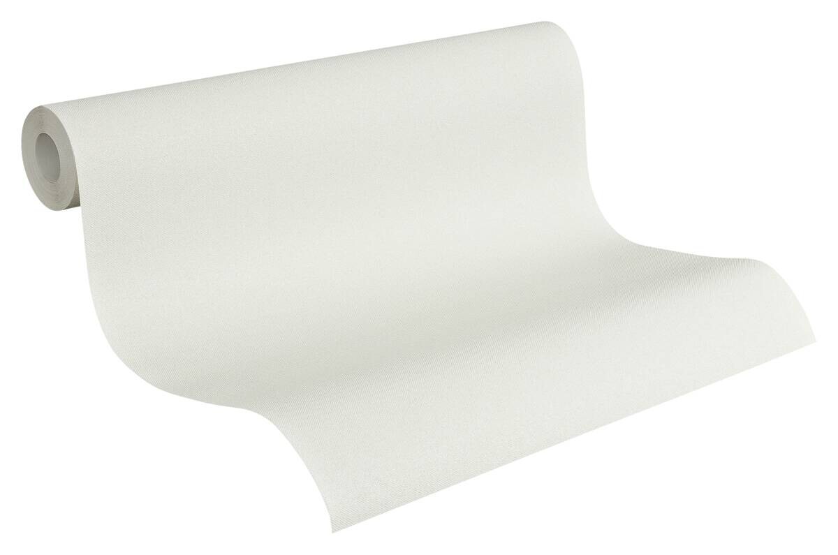 A.S.Creation Vliestapete Simply White Uni weiß B/L: ca. 53x1005 cm