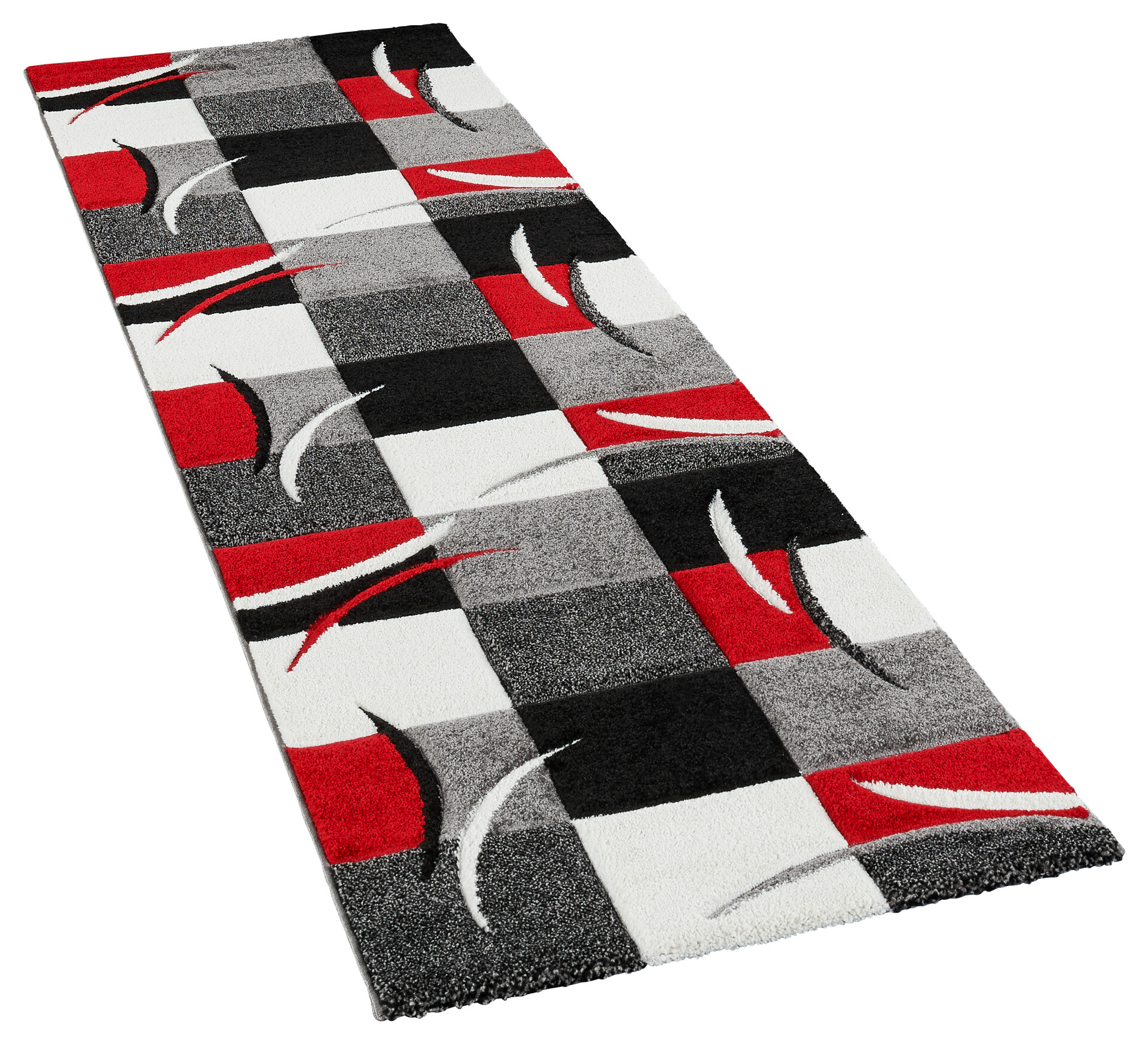 Webteppich Casino rot B/L: ca. 80x300 cm