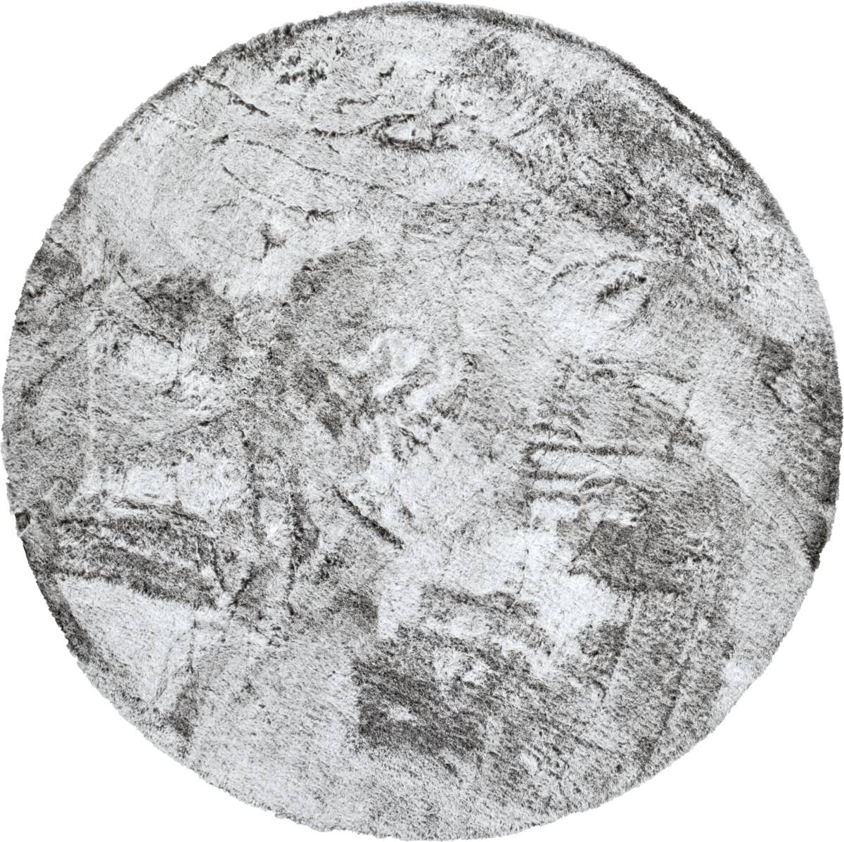 Fellimitat Maya silberweiß D: ca. 160 cm