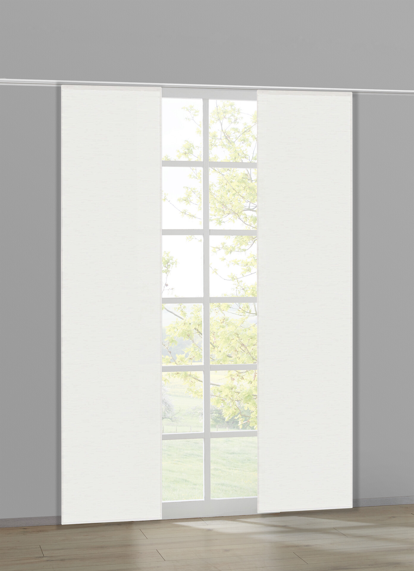 ACUS design collection Schiebevorhang weiß B/L: ca. 60x245 cm