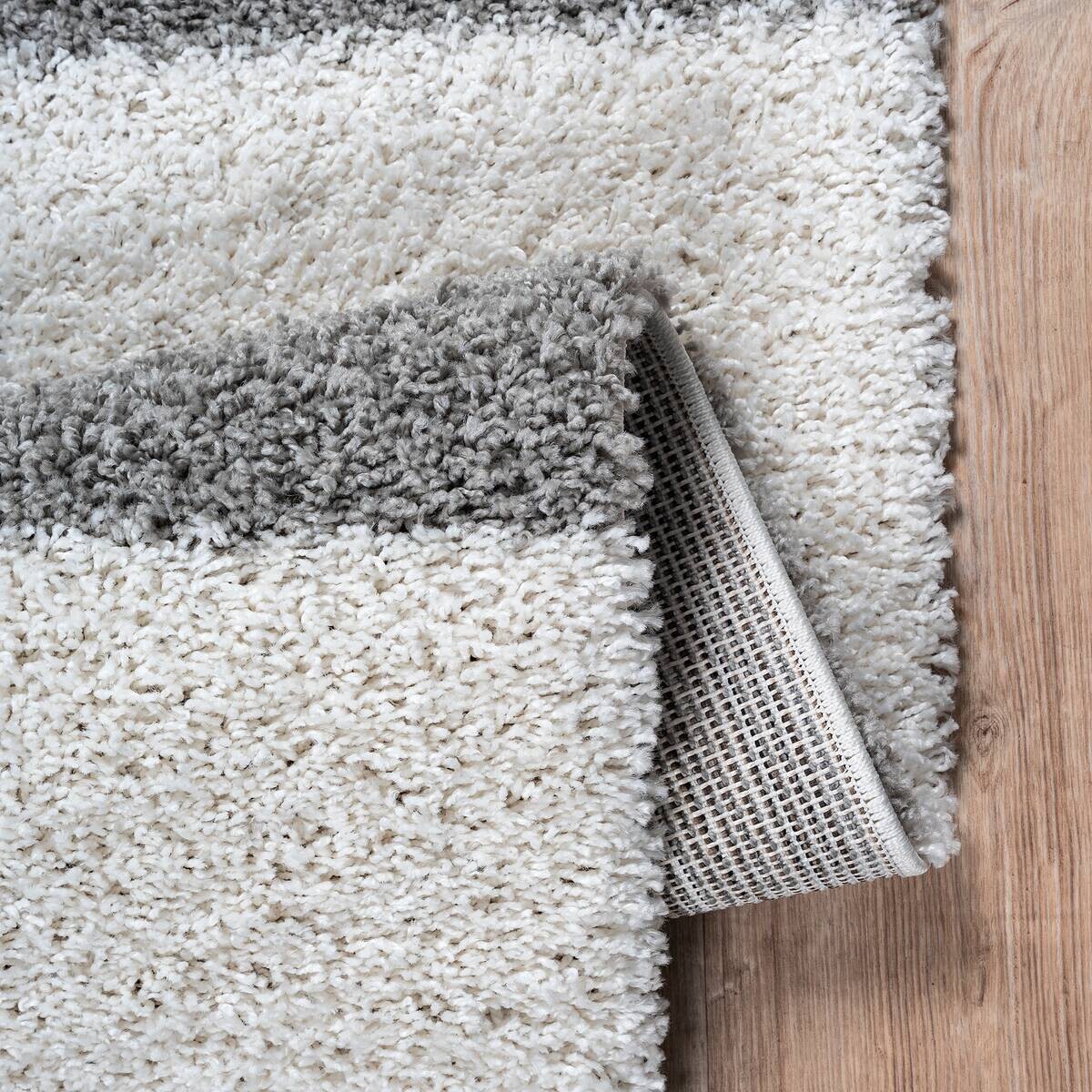 Sanat Hochflorteppich MILANO hellgrau B/L: ca. 200x290 cm